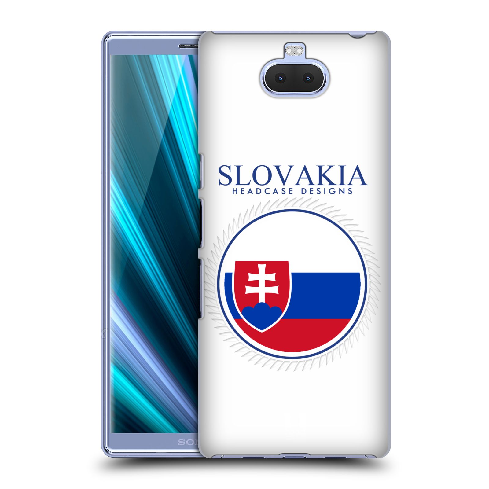 Pouzdro na mobil Sony Xperia 10 - Head Case - vzor Vlajky státy 2 SLOVENSKO