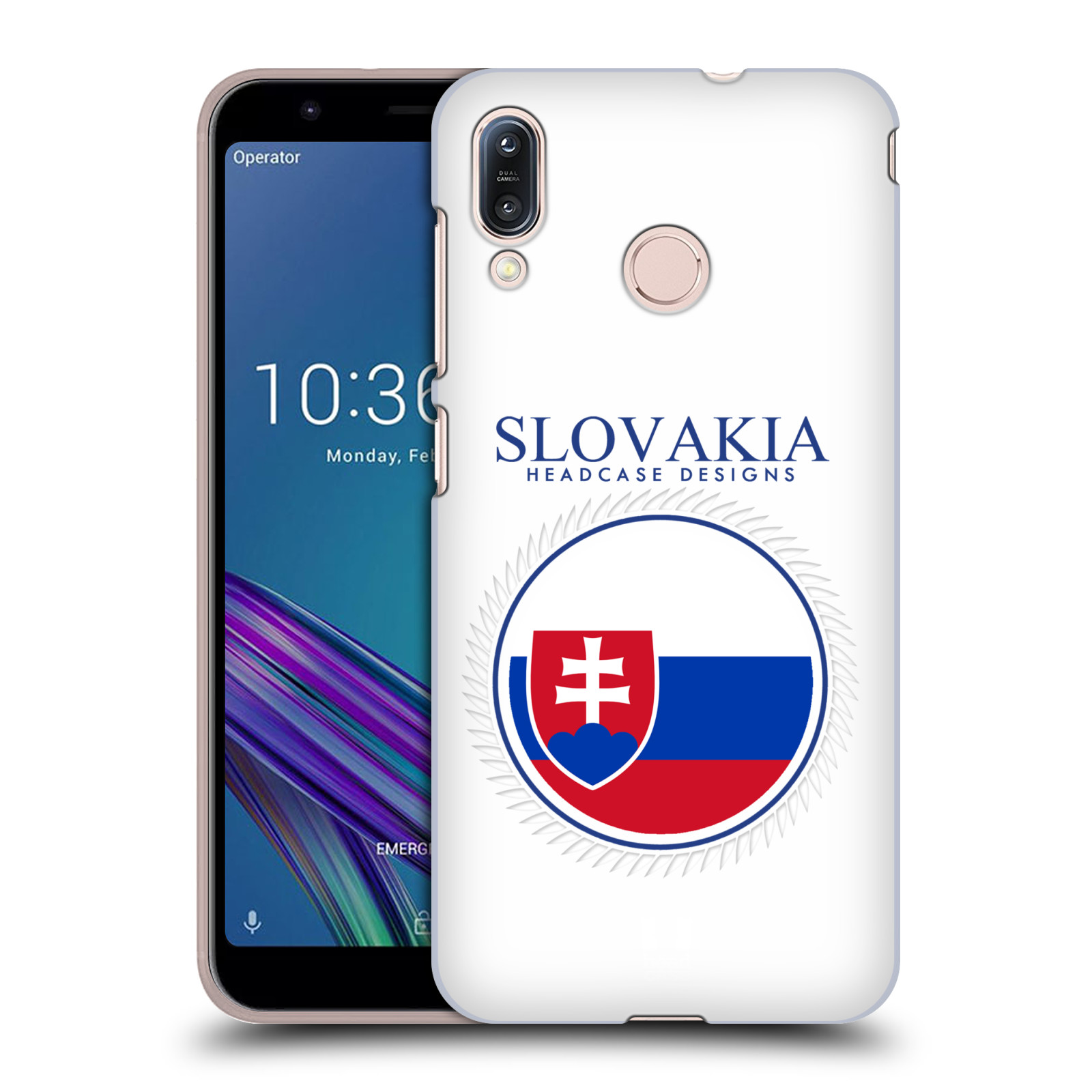 Pouzdro na mobil Asus Zenfone Max M1 (ZB555KL) - HEAD CASE - vzor Vlajky státy 2 SLOVENSKO