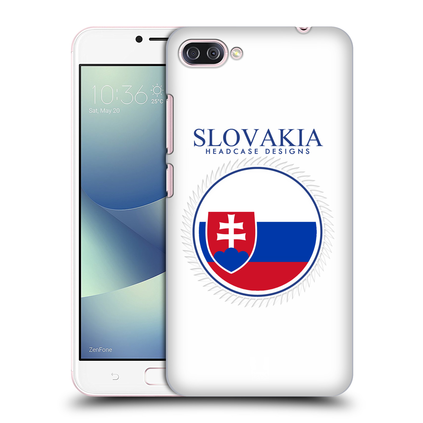 HEAD CASE plastový obal na mobil Asus Zenfone 4 MAX ZC554KL vzor Vlajky státy 2 SLOVENSKO