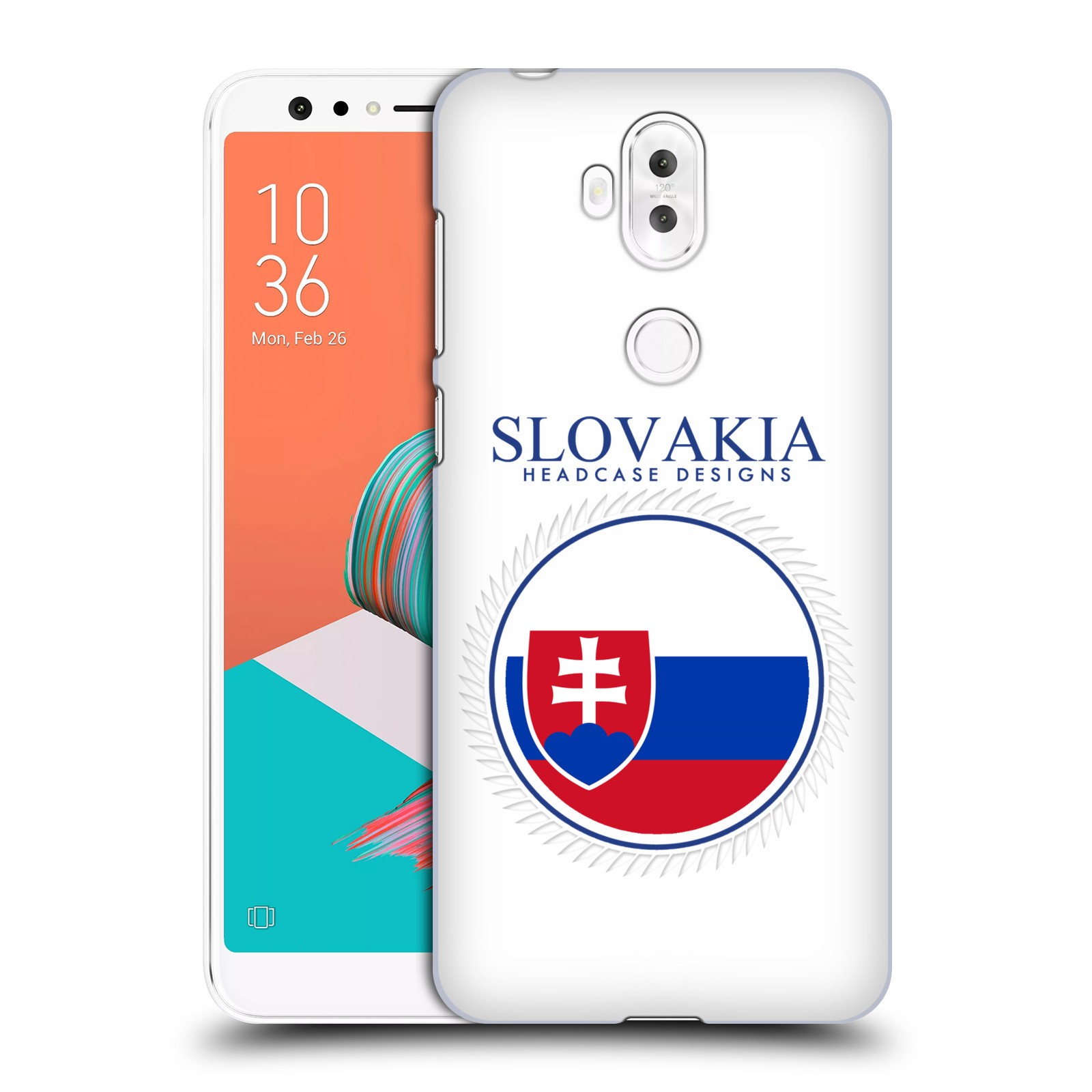 HEAD CASE plastový obal na mobil Asus Zenfone 5 LITE ZC600KL vzor Vlajky státy 2 SLOVENSKO
