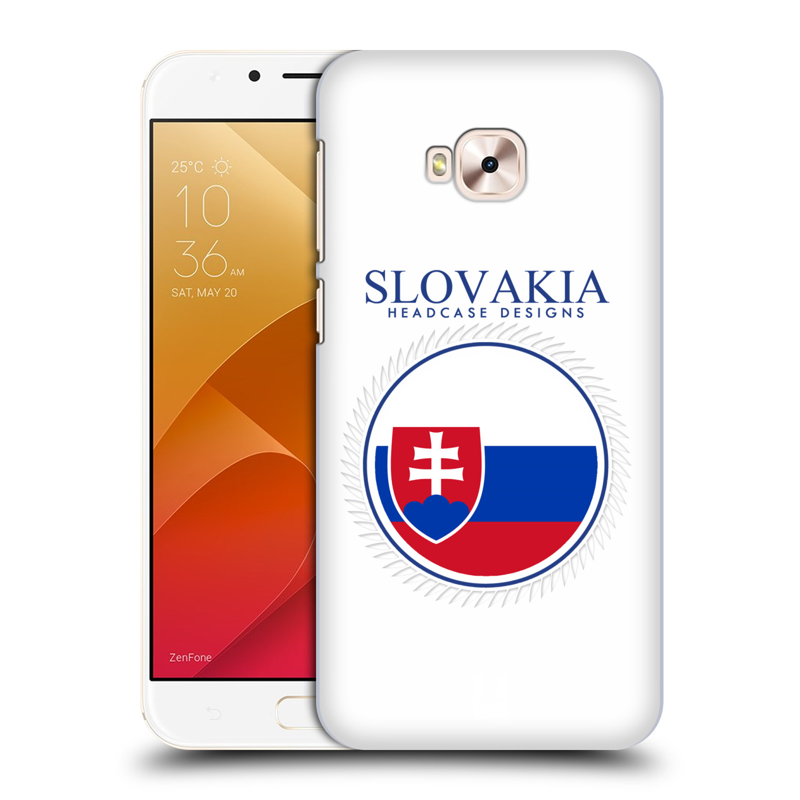 HEAD CASE plastový obal na mobil Asus Zenfone 4 Selfie Pro ZD552KL vzor Vlajky státy 2 SLOVENSKO