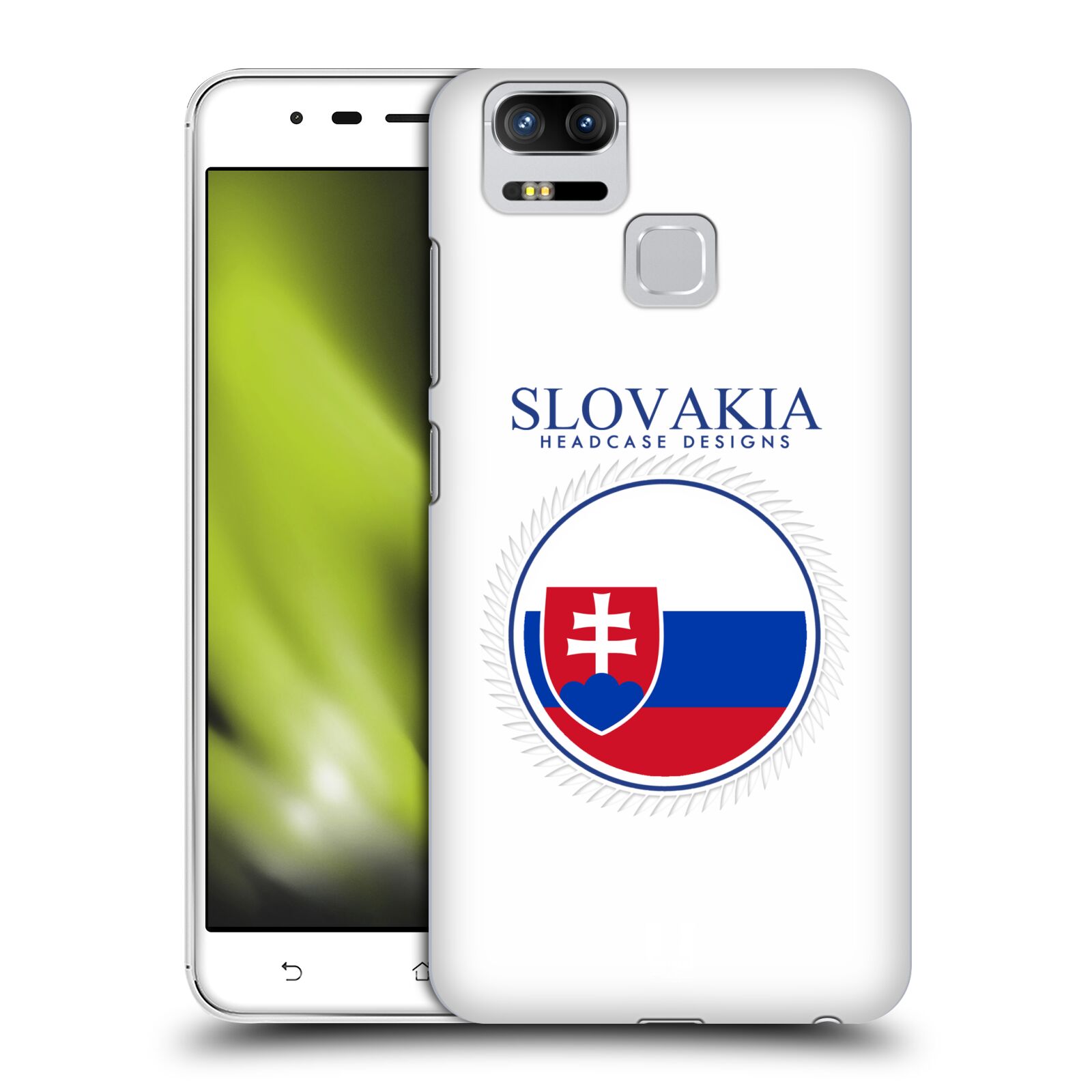 HEAD CASE plastový obal na mobil Asus Zenfone 3 Zoom ZE553KL vzor Vlajky státy 2 SLOVENSKO