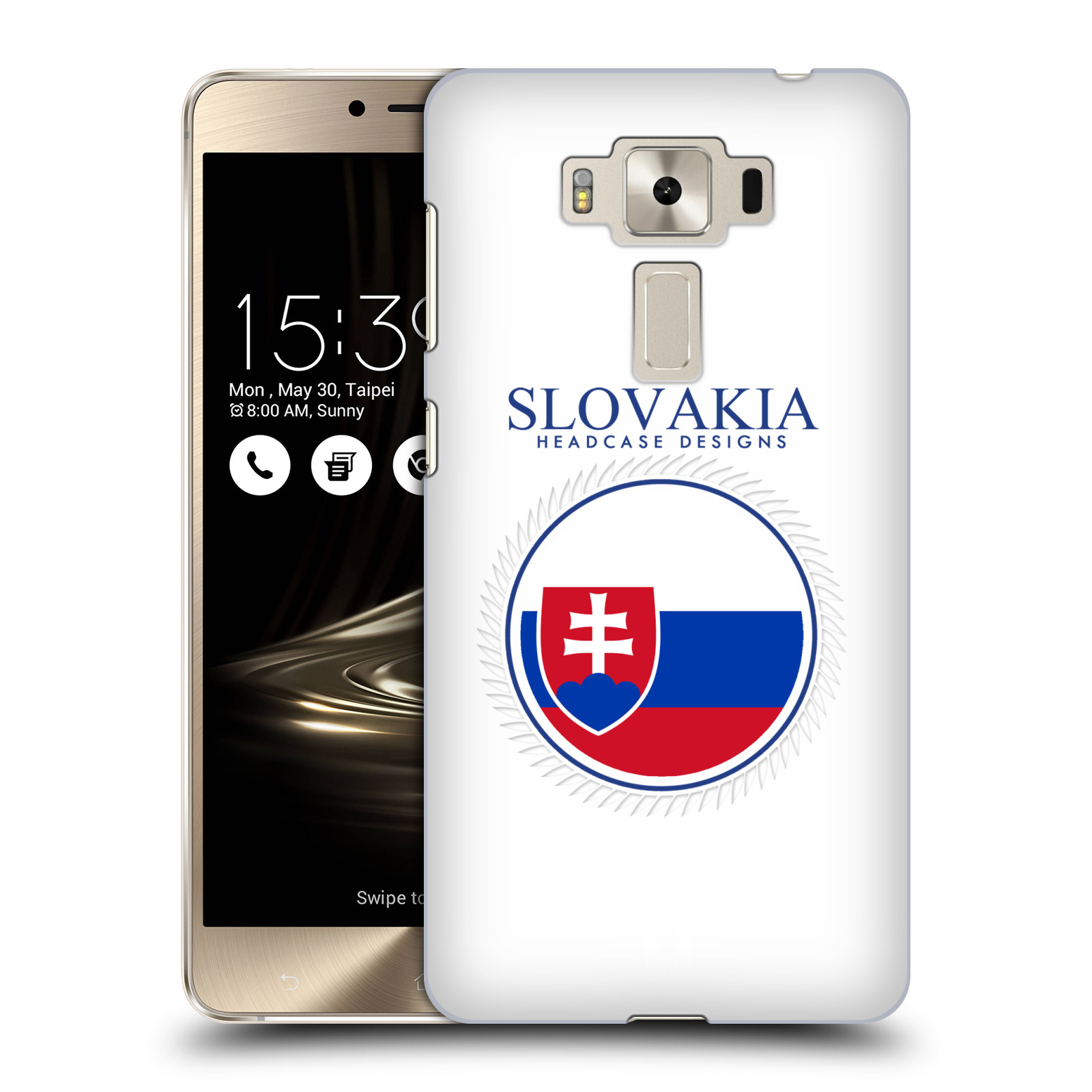 HEAD CASE plastový obal na mobil Asus Zenfone 3 DELUXE ZS550KL vzor Vlajky státy 2 SLOVENSKO