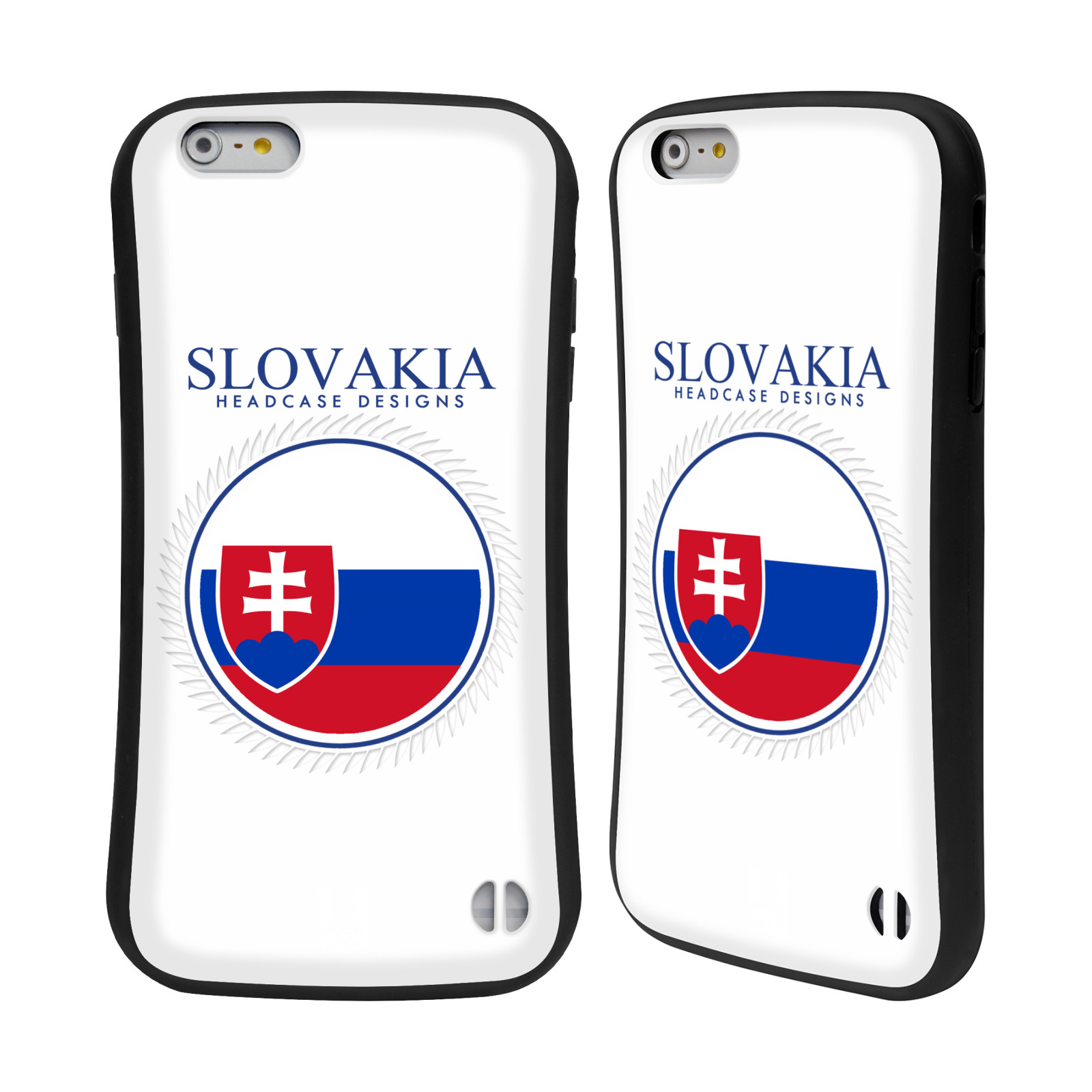HEAD CASE silikon/plast odolný obal na mobil Apple Iphone 6 PLUS / 6S PLUS vzor Vlajky státy 2 SLOVENSKO