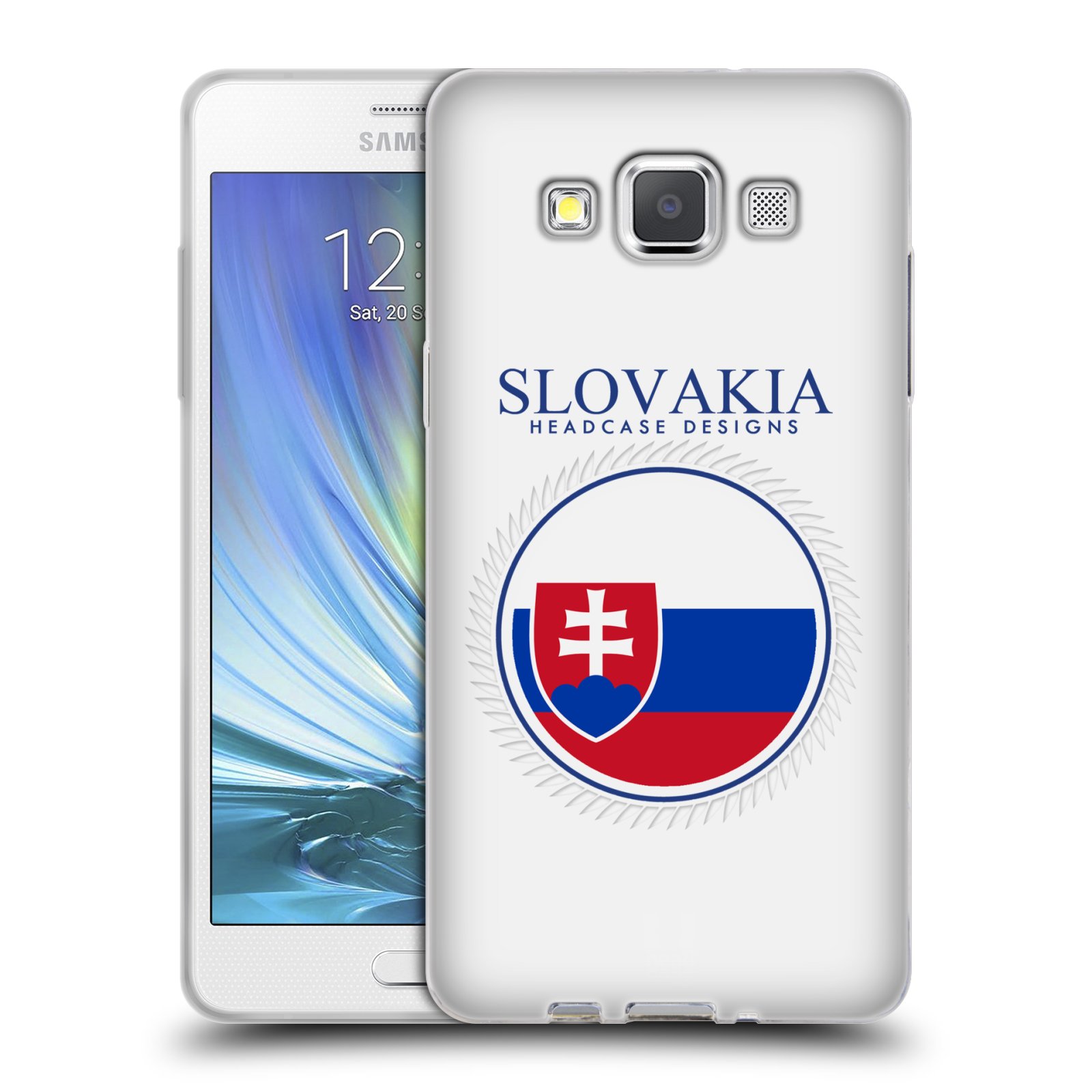 HEAD CASE silikonový obal na mobil Samsung Galaxy A5 vzor Vlajky státy 2 SLOVENSKO