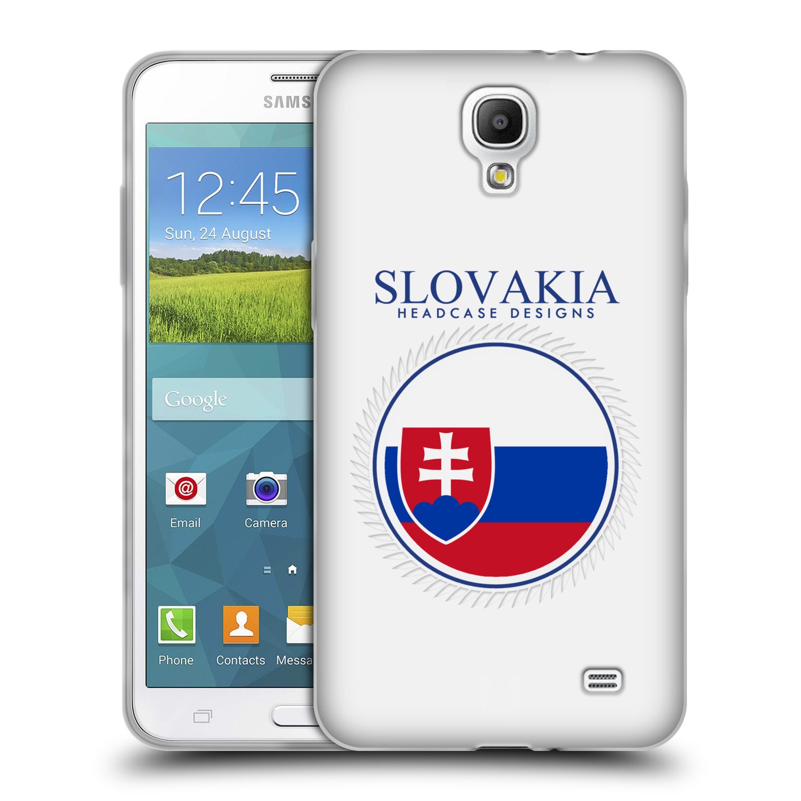 HEAD CASE silikonový obal na mobil Samsung Galaxy Mega 2 vzor Vlajky státy 2 SLOVENSKO