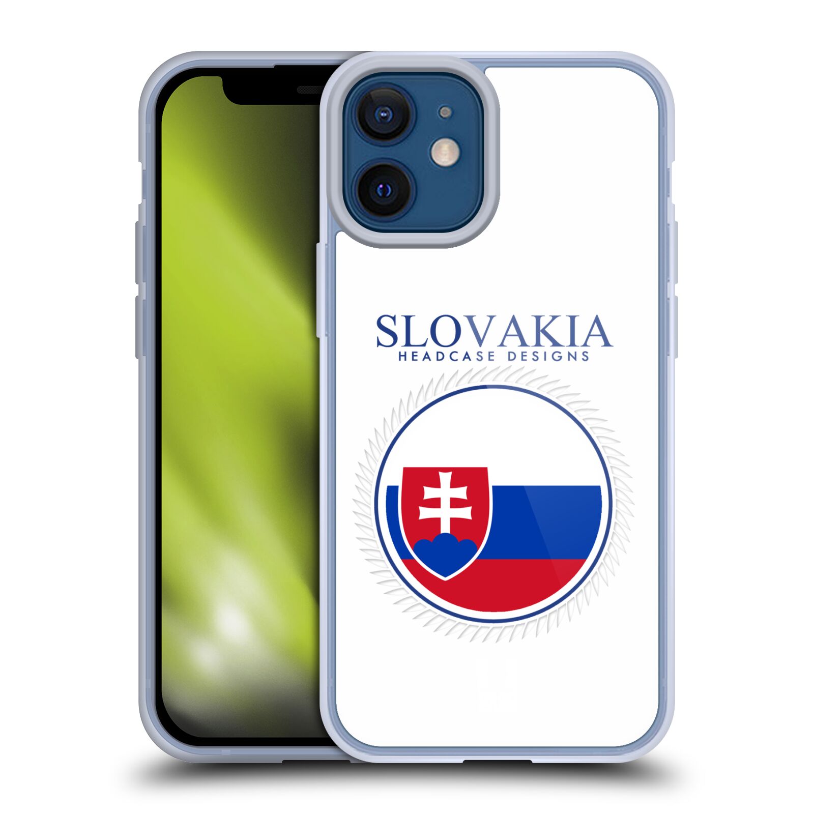 Plastový obal na mobil Apple Iphone 12 MINI vzor Vlajky státy 2 SLOVENSKO