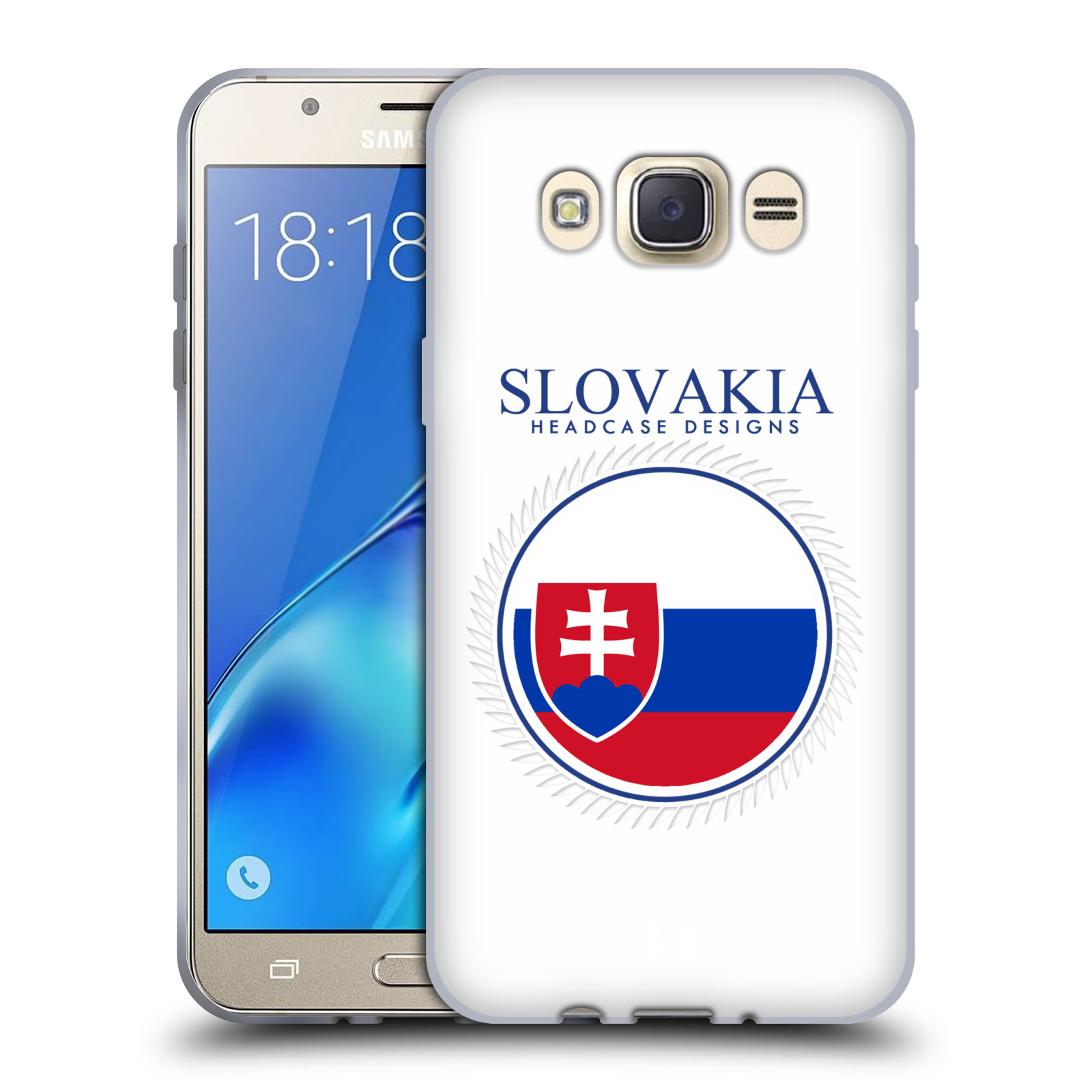 HEAD CASE silikonový obal, kryt na mobil Samsung Galaxy J7 2016 (J710, J710F) vzor Vlajky státy 2 SLOVENSKO