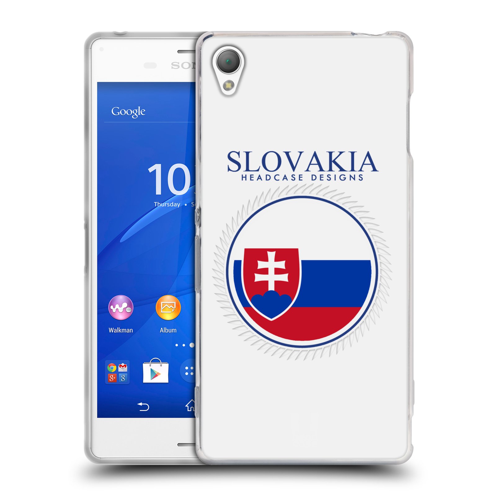 HEAD CASE silikonový obal na mobil Sony Xperia Z3 vzor Vlajky státy 2 SLOVENSKO
