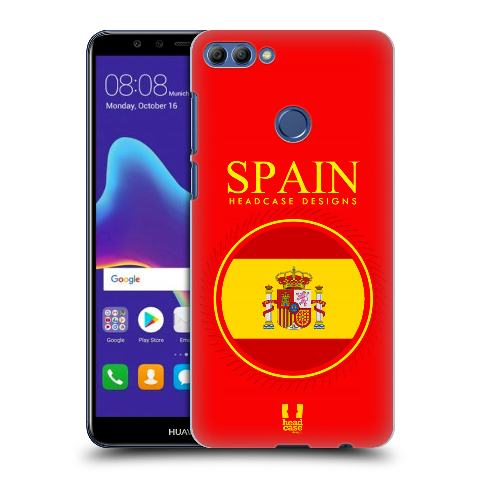 HEAD CASE plastový obal na mobil Huawei Y9 2018 vzor Vlajky státy 2 ŠPANĚLSKO