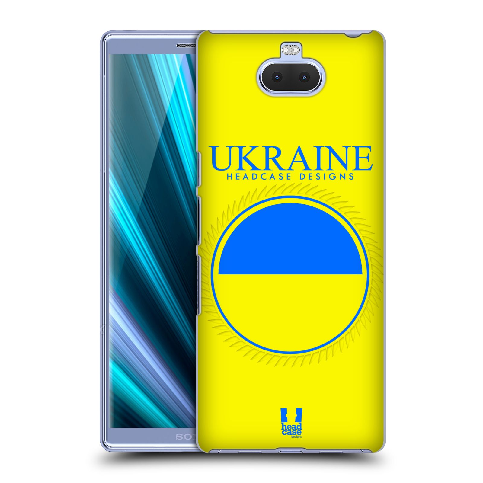 Pouzdro na mobil Sony Xperia 10 - Head Case - vzor Vlajky státy 2 UKRAJINA