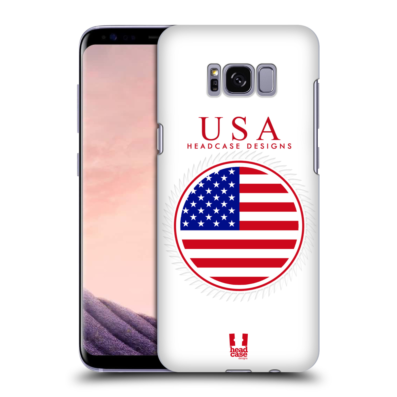 HEAD CASE plastový obal na mobil Samsung Galaxy S8 vzor Vlajky státy 2 USA SPOJENÉ STÁTY