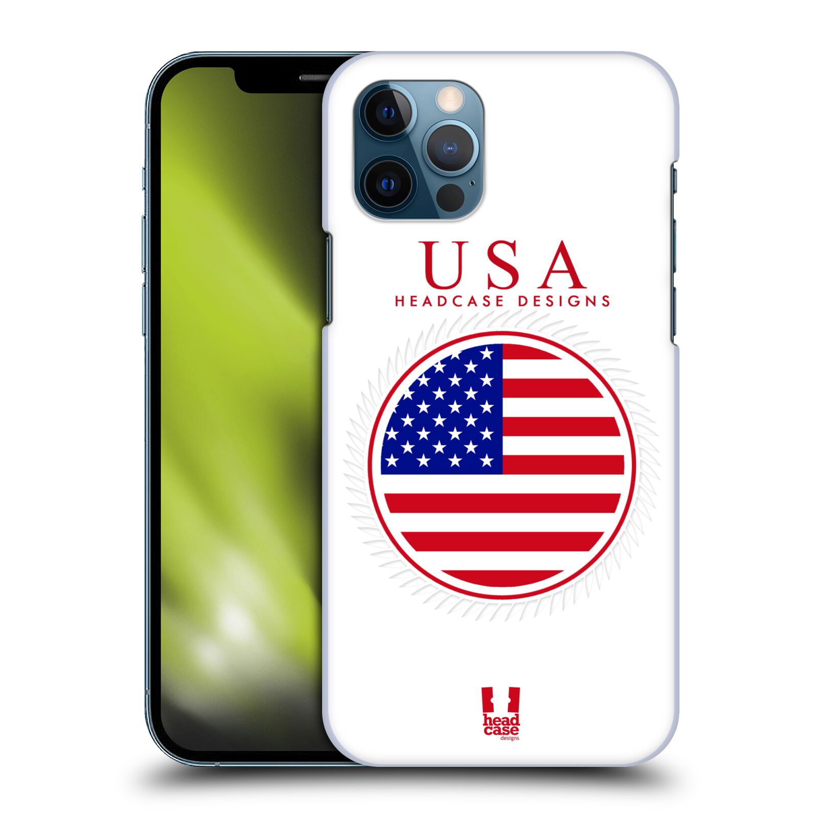 HEAD CASE plastový obal na mobil Apple Iphone 12 / Iphone 12 PRO vzor Vlajky státy 2 USA SPOJENÉ STÁTY
