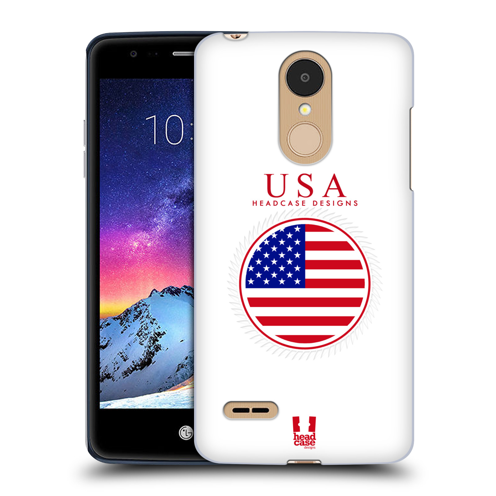 HEAD CASE plastový obal na mobil LG K9 / K8 2018 vzor Vlajky státy 2 USA SPOJENÉ STÁTY