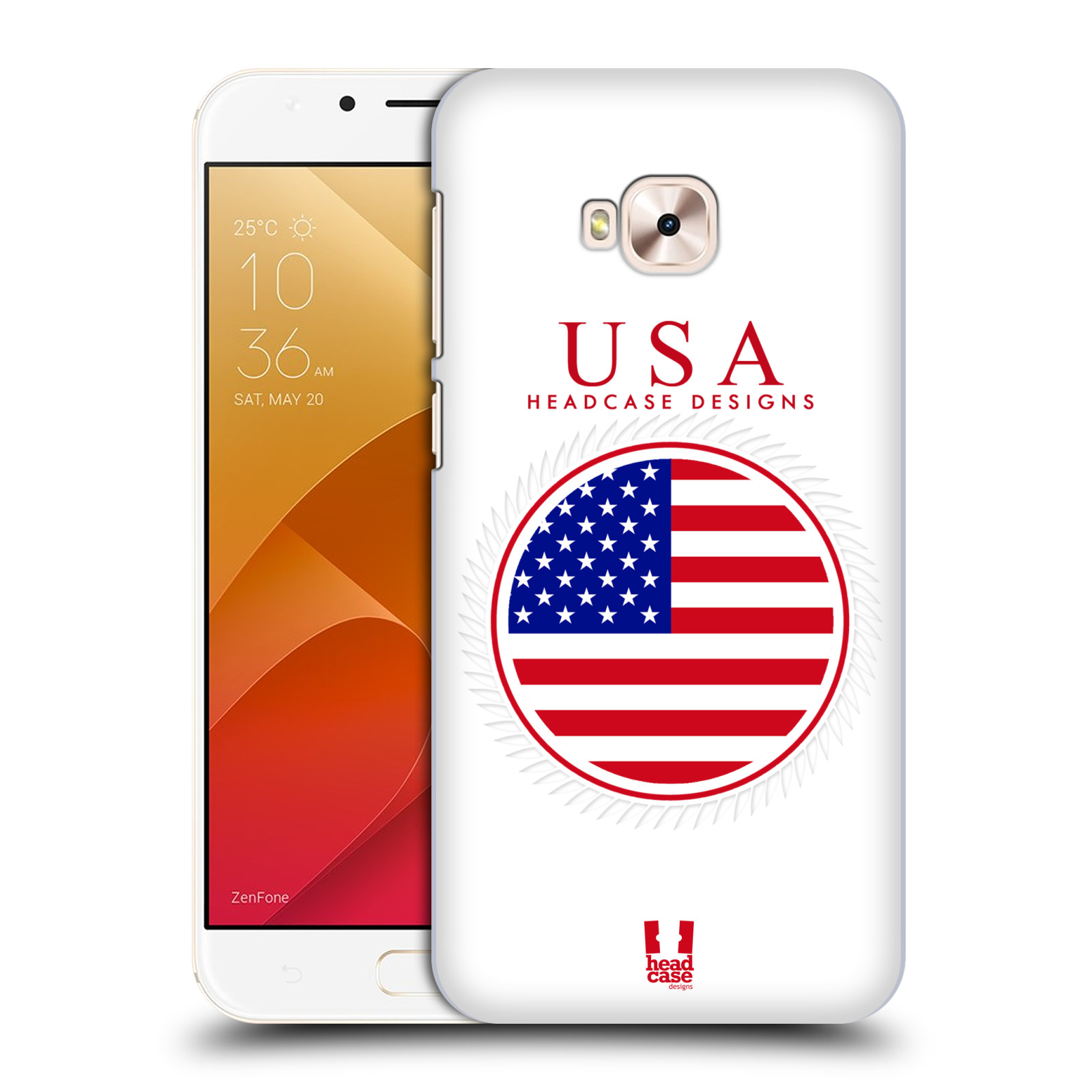 HEAD CASE plastový obal na mobil Asus Zenfone 4 Selfie Pro ZD552KL vzor Vlajky státy 2 USA SPOJENÉ STÁTY