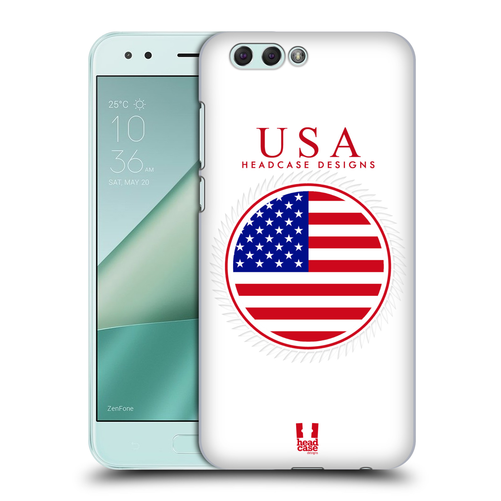 HEAD CASE plastový obal na mobil Asus Zenfone 4 ZE554KL vzor Vlajky státy 2 USA SPOJENÉ STÁTY