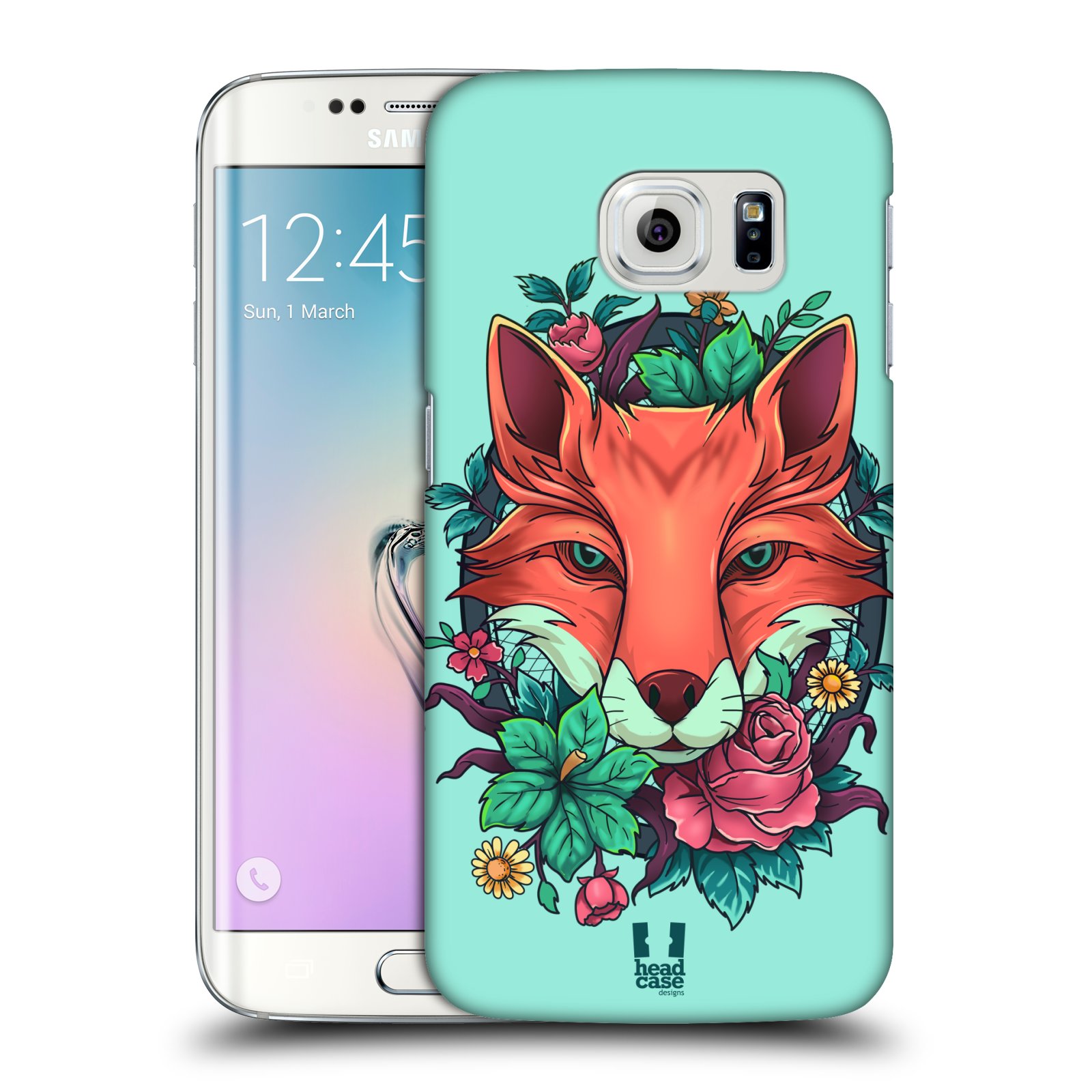 HEAD CASE plastový obal na mobil SAMSUNG Galaxy S6 EDGE (G9250, G925, G925F) vzor Flóra a Fauna liška