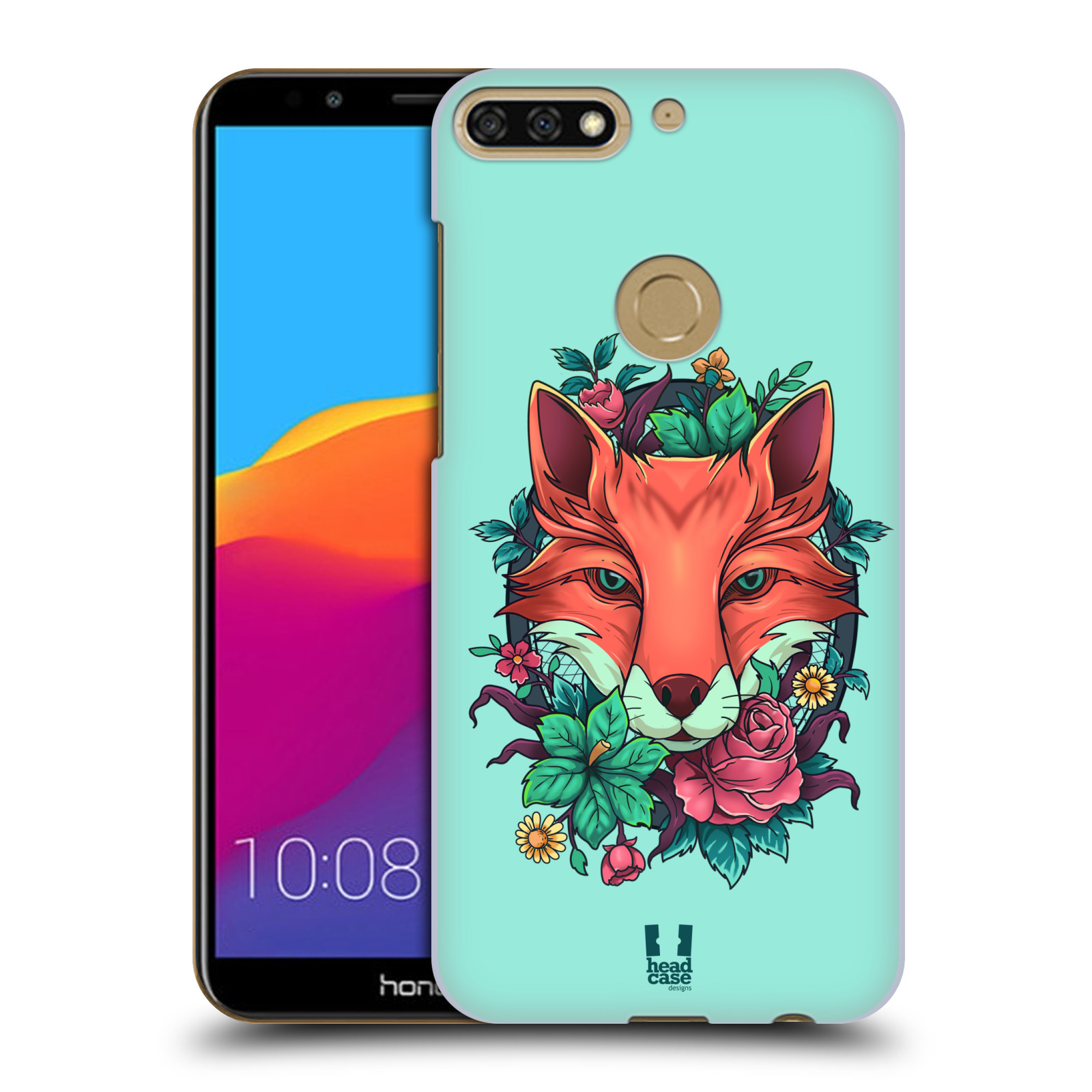 HEAD CASE plastový obal na mobil Honor 7c vzor Flóra a Fauna liška
