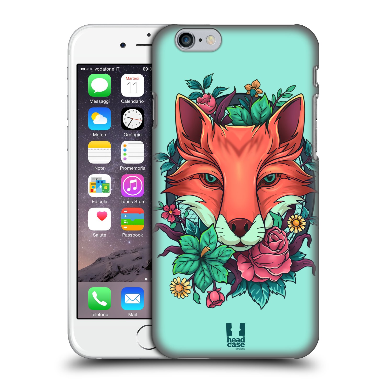 Plastové pouzdro pro mobil Apple Iphone 6/6S vzor Flóra a Fauna liška