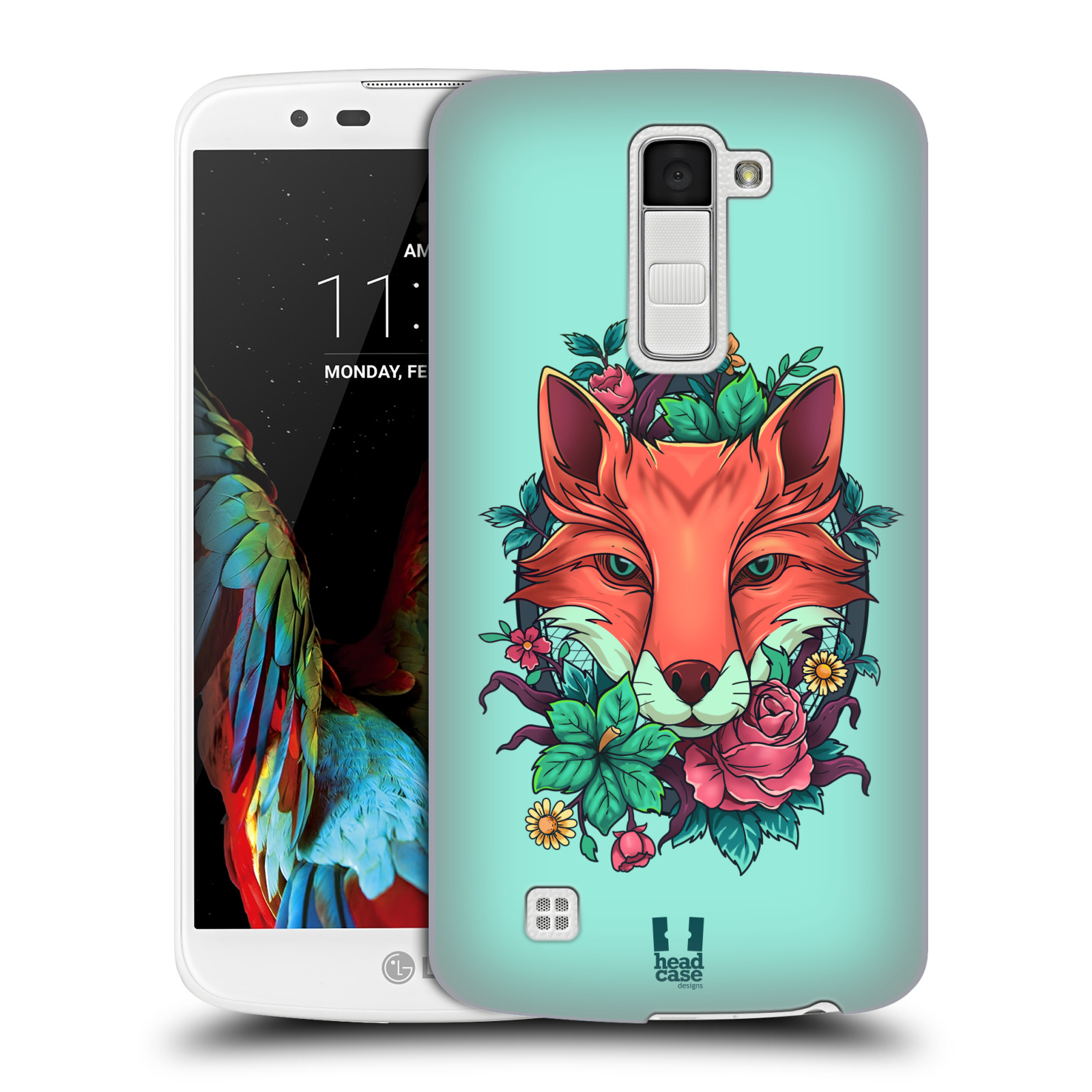 HEAD CASE plastový obal na mobil LG K10 vzor Flóra a Fauna liška