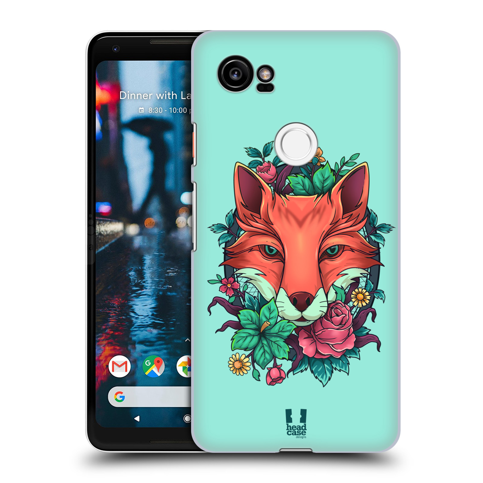 HEAD CASE plastový obal na mobil Google Pixel 2 XL vzor Flóra a Fauna liška