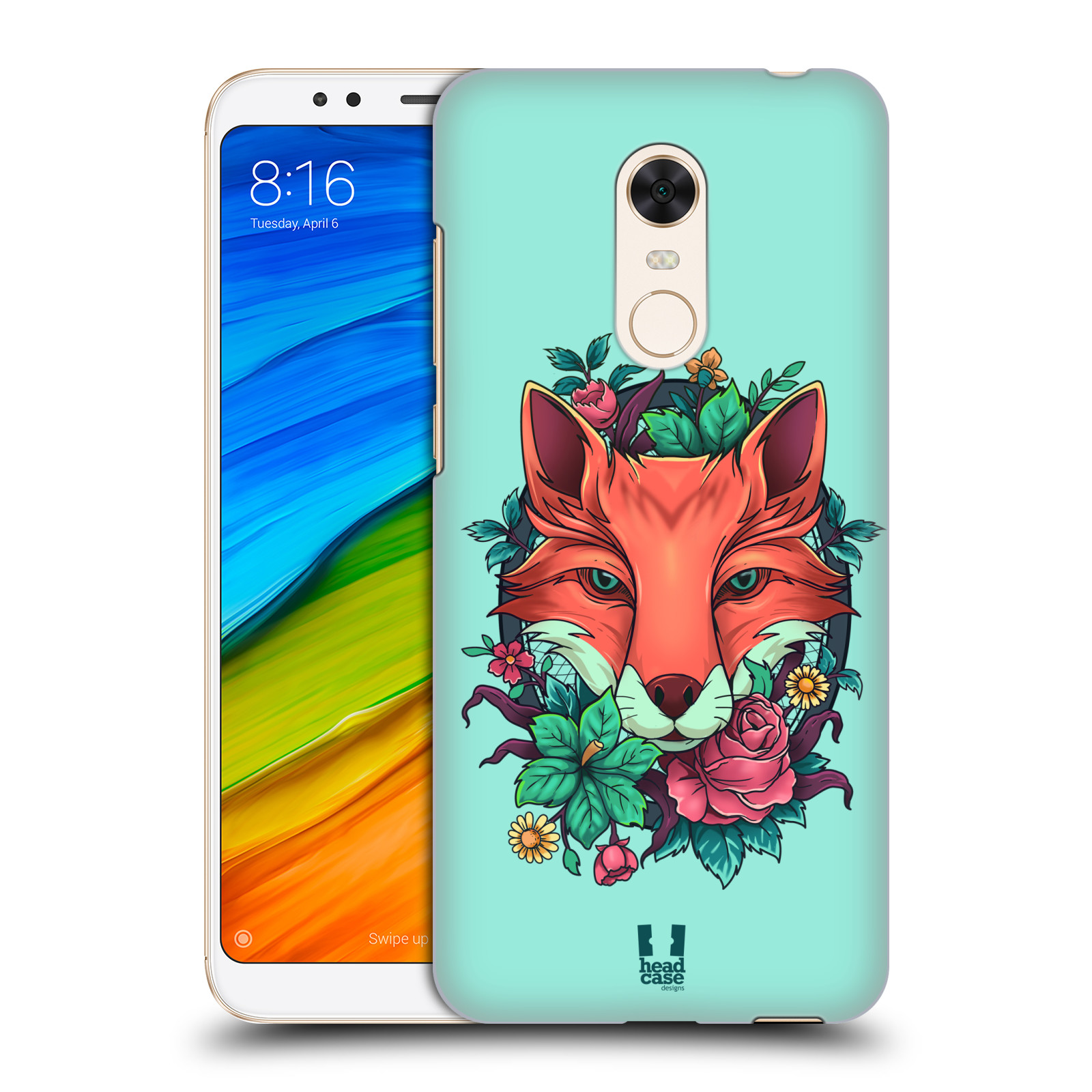 HEAD CASE plastový obal na mobil Xiaomi Redmi 5 PLUS vzor Flóra a Fauna liška