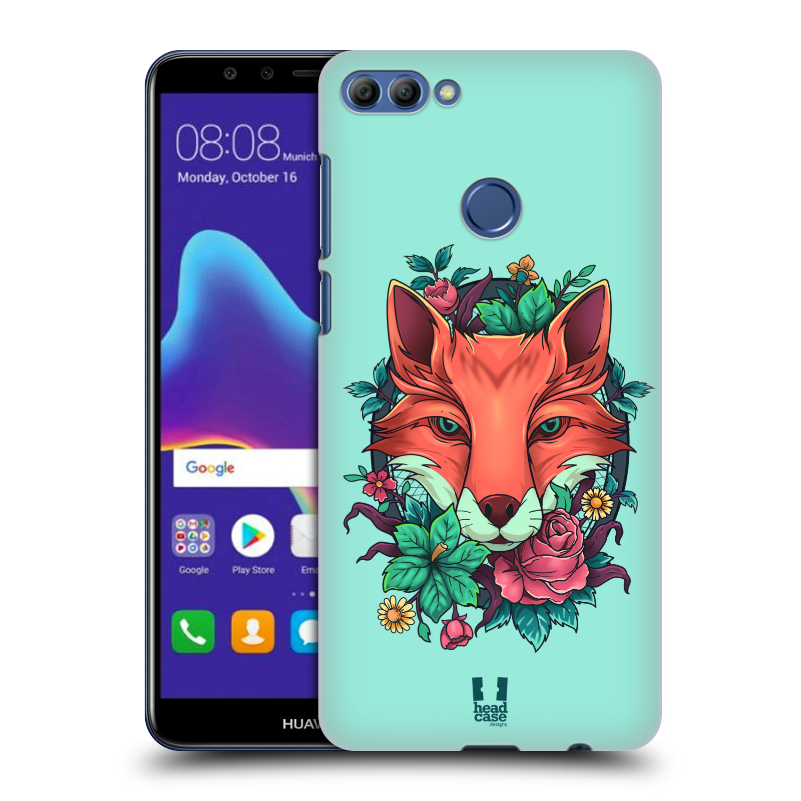 HEAD CASE plastový obal na mobil Huawei Y9 2018 vzor Flóra a Fauna liška