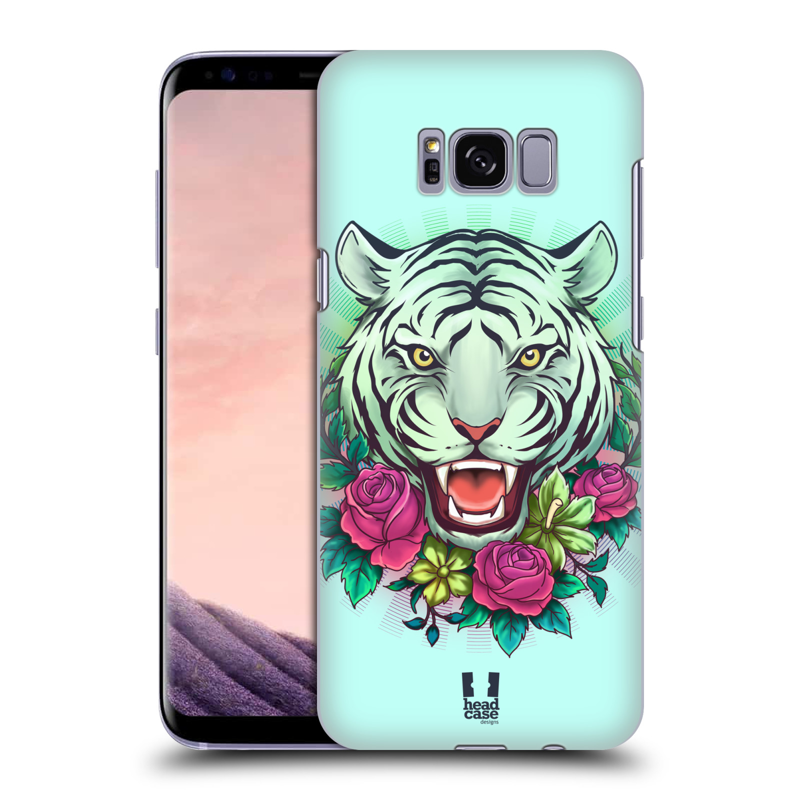 HEAD CASE plastový obal na mobil Samsung Galaxy S8 vzor Flóra a Fauna tygr