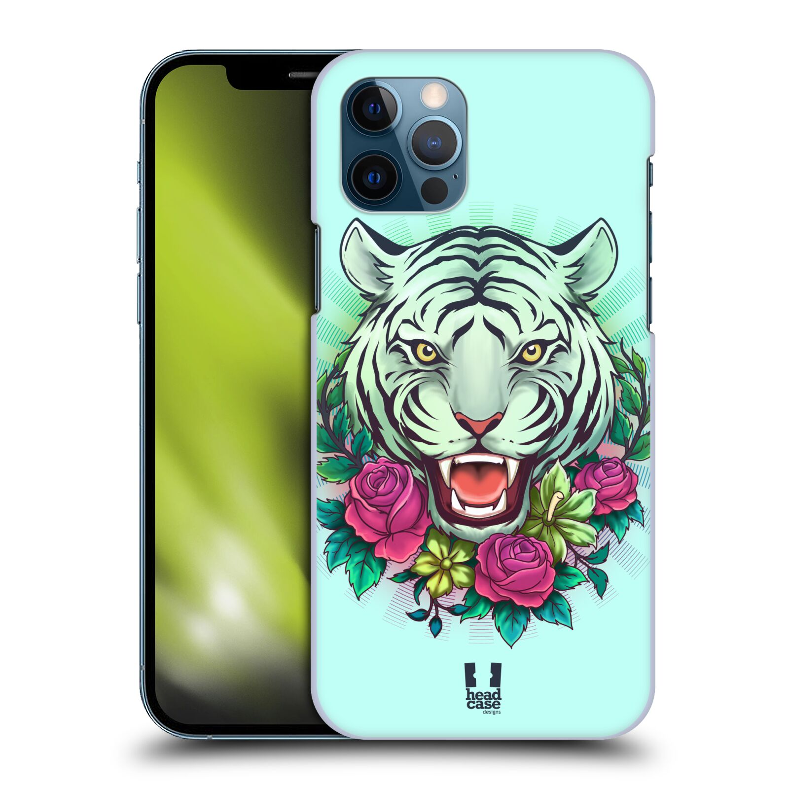 HEAD CASE plastový obal na mobil Apple Iphone 12 / Iphone 12 PRO vzor Flóra a Fauna tygr