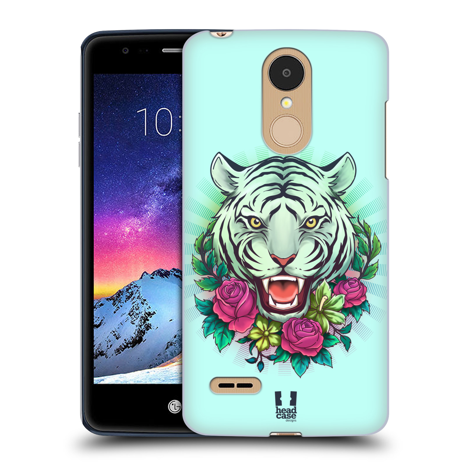 HEAD CASE plastový obal na mobil LG K9 / K8 2018 vzor Flóra a Fauna tygr