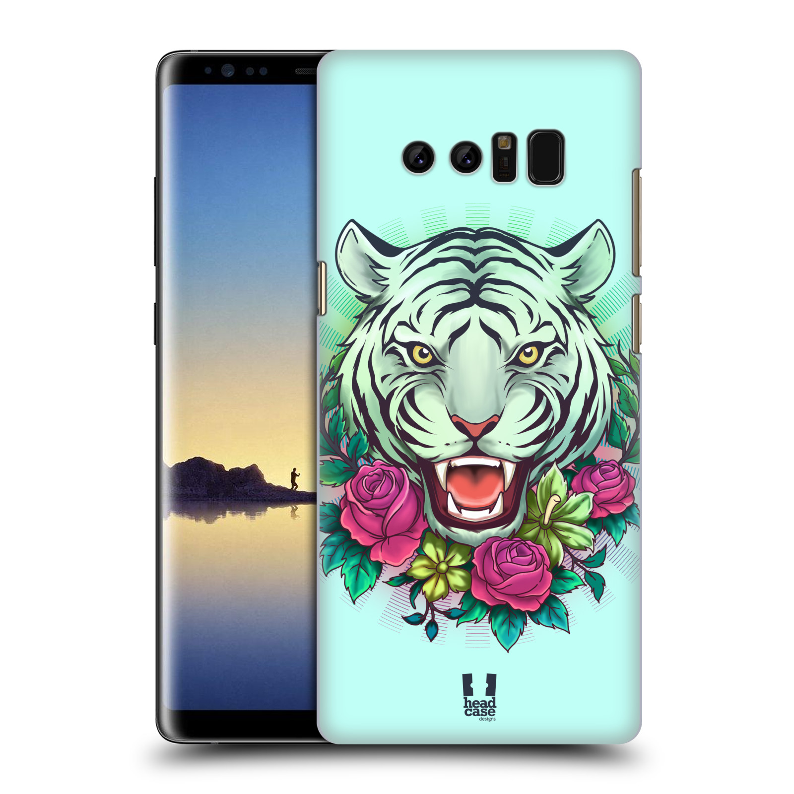 HEAD CASE plastový obal na mobil Samsung Galaxy Note 8 vzor Flóra a Fauna tygr