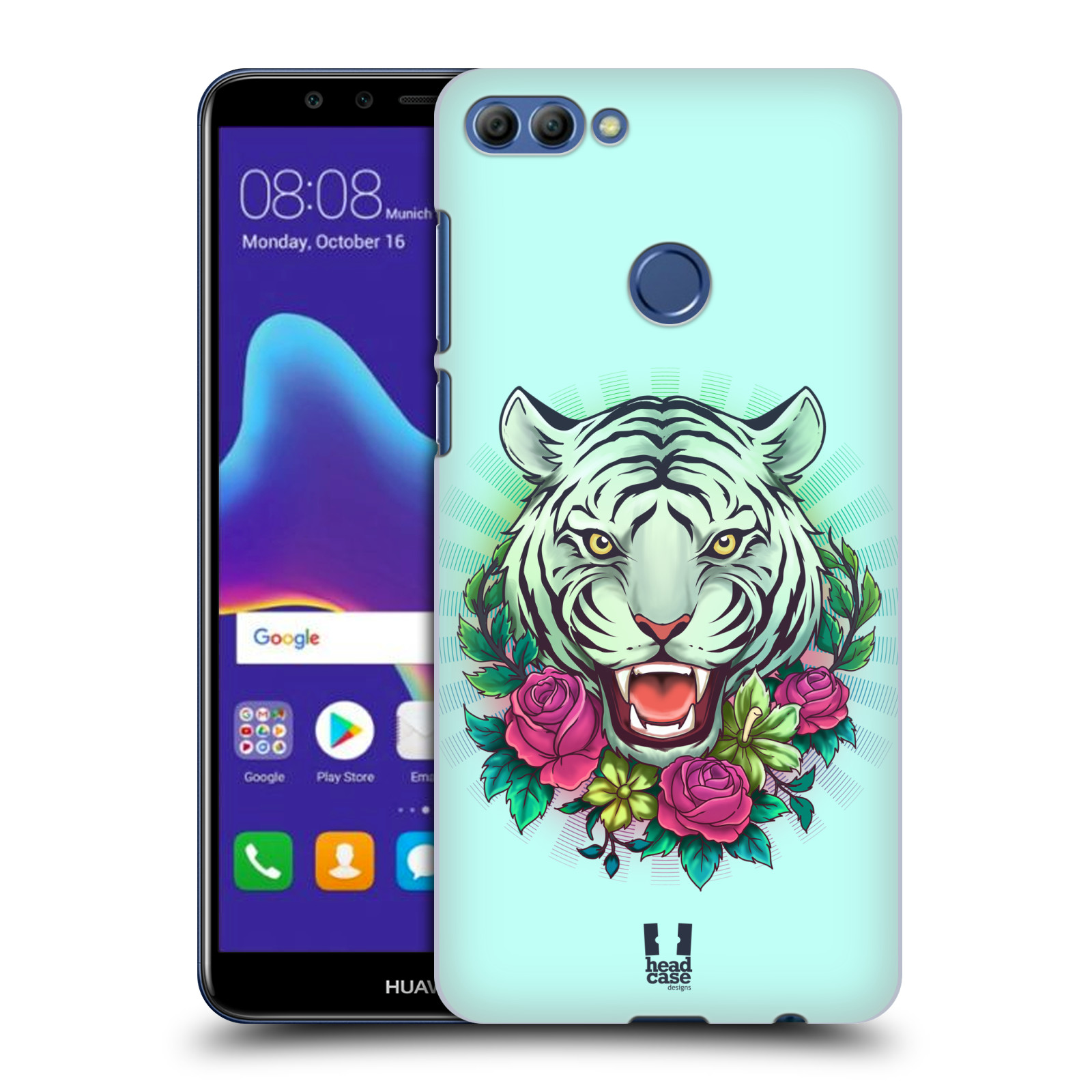 HEAD CASE plastový obal na mobil Huawei Y9 2018 vzor Flóra a Fauna tygr