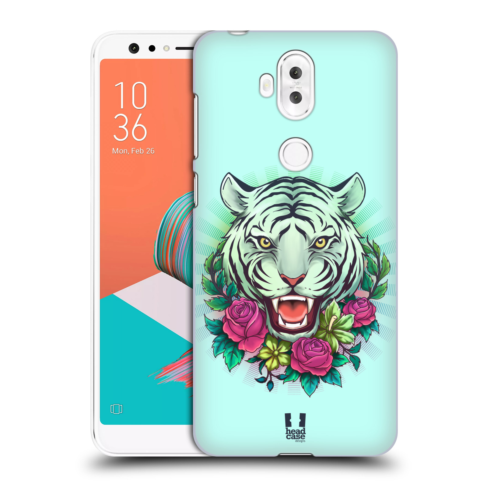 HEAD CASE plastový obal na mobil Asus Zenfone 5 LITE ZC600KL vzor Flóra a Fauna tygr