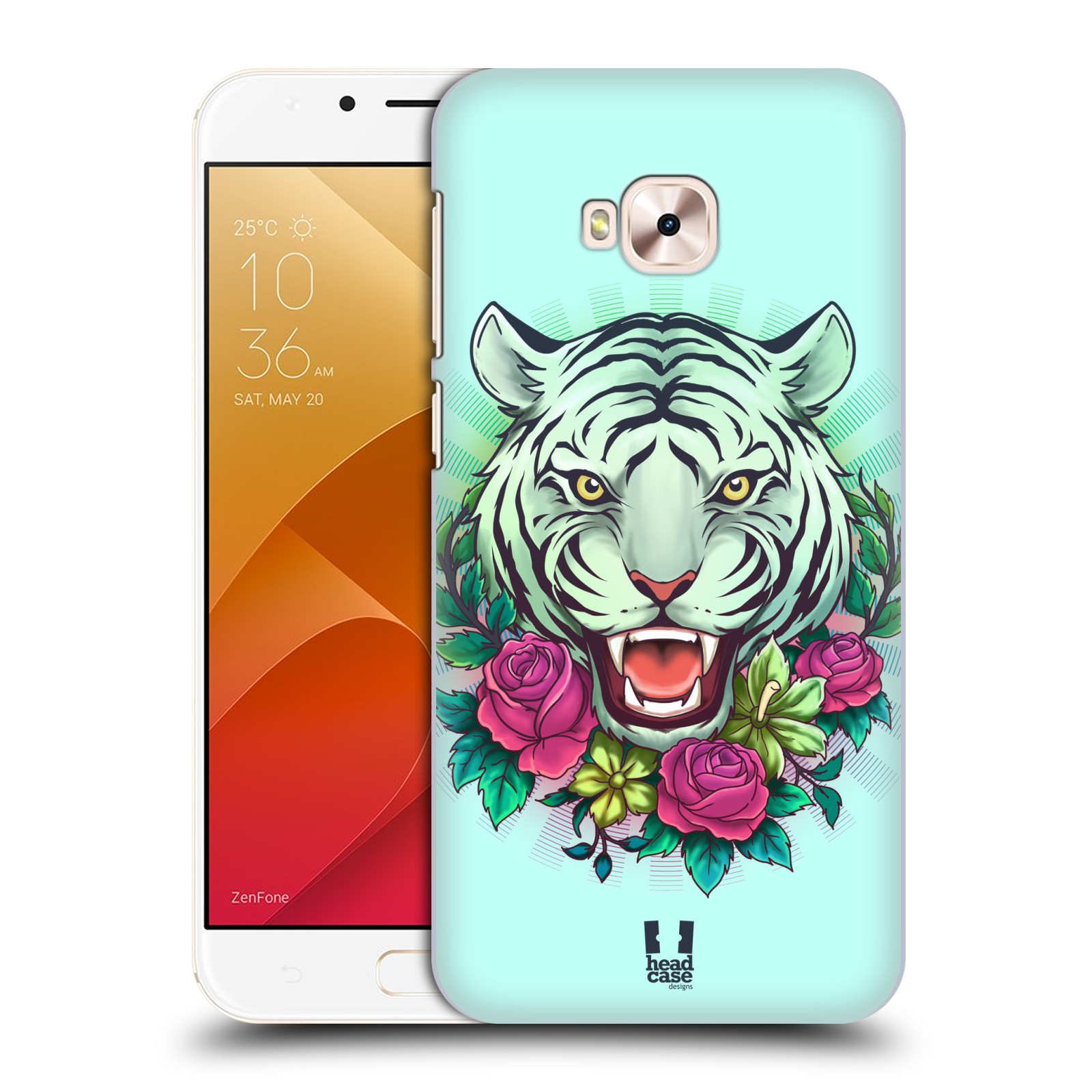 HEAD CASE plastový obal na mobil Asus Zenfone 4 Selfie Pro ZD552KL vzor Flóra a Fauna tygr