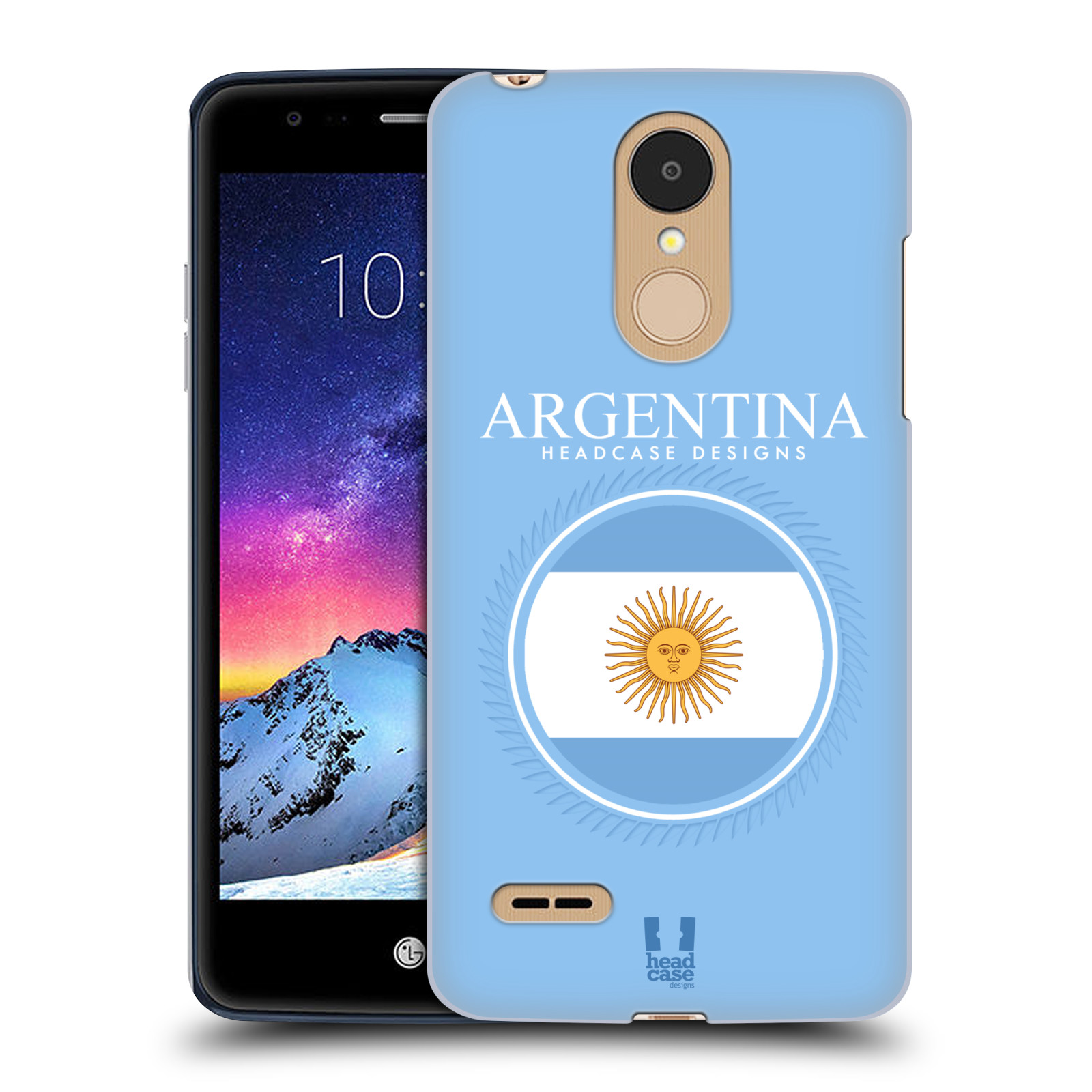 HEAD CASE plastový obal na mobil LG K9 / K8 2018 vzor Vlajky státy kreslené ARGENTINA