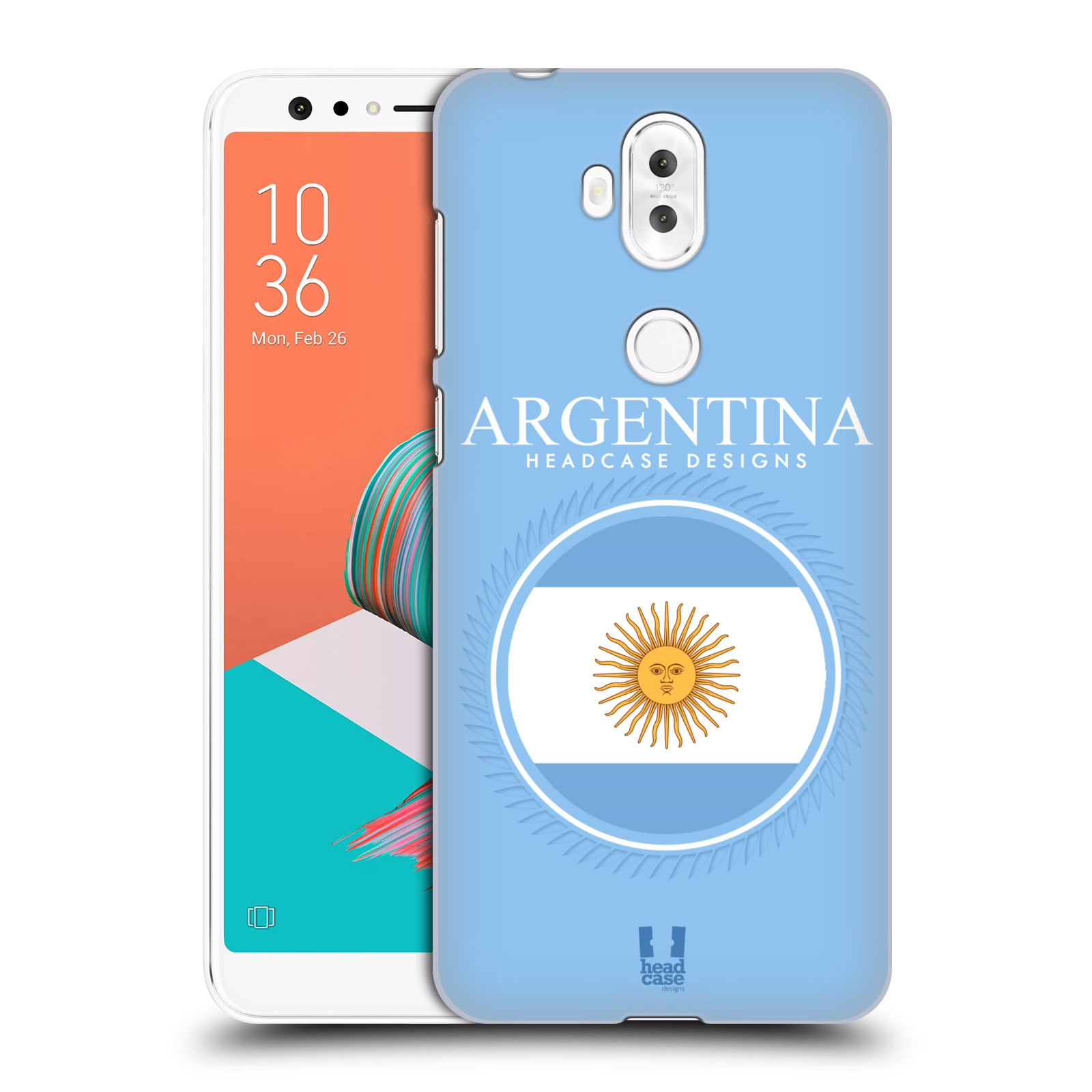 HEAD CASE plastový obal na mobil Asus Zenfone 5 LITE ZC600KL vzor Vlajky státy kreslené ARGENTINA