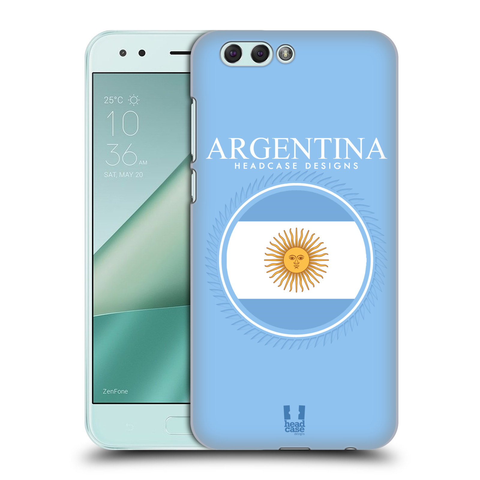 HEAD CASE plastový obal na mobil Asus Zenfone 4 ZE554KL vzor Vlajky státy kreslené ARGENTINA