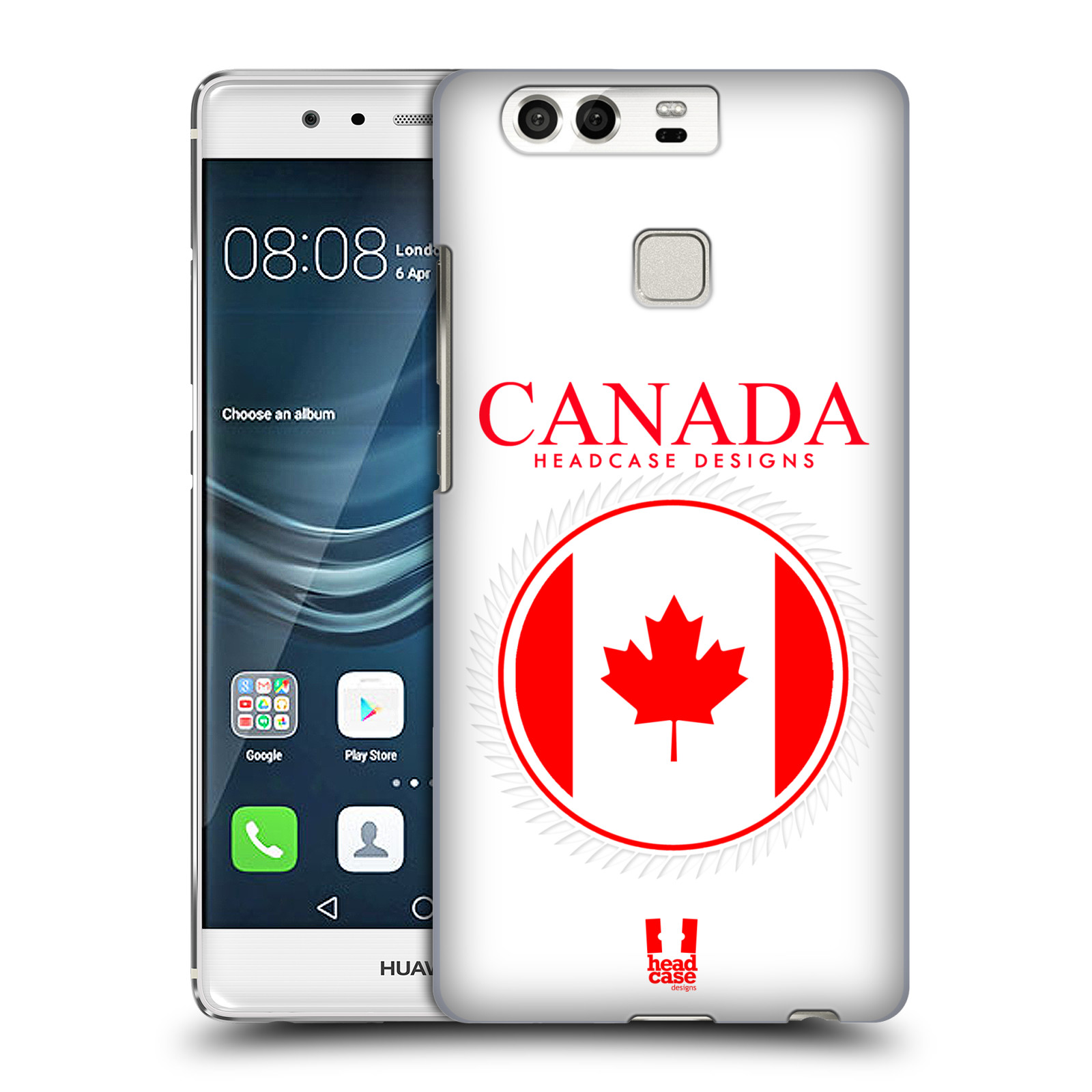 HEAD CASE plastový obal na mobil Huawei P9 / P9 DUAL SIM vzor Vlajky státy kreslené KANADA
