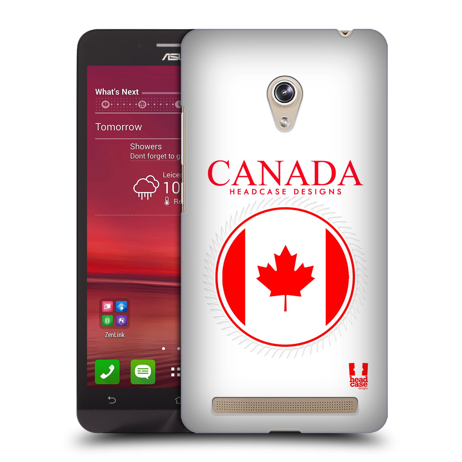 HEAD CASE plastový obal na mobil Asus Zenfone 6 vzor Vlajky státy kreslené KANADA