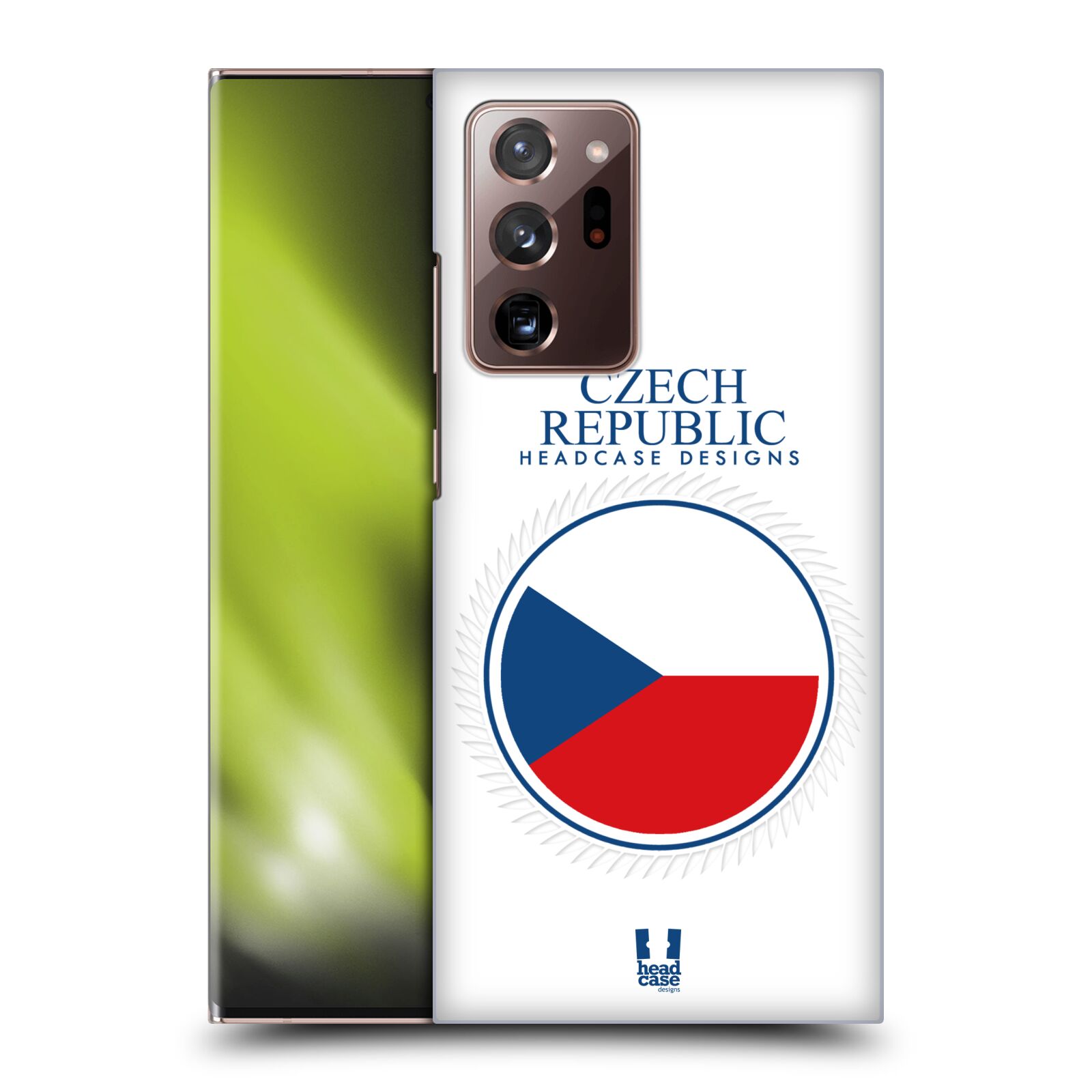 Plastový obal HEAD CASE na mobil Samsung Galaxy Note 20 ULTRA vzor Vlajky státy kreslené ČESKÁ REPUBLIKA