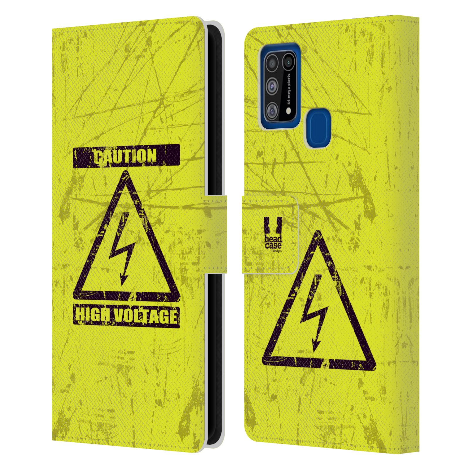 HEAD CASE Pouzdro pro mobil Samsung Galaxy M31 - Pozor vysoké napětí