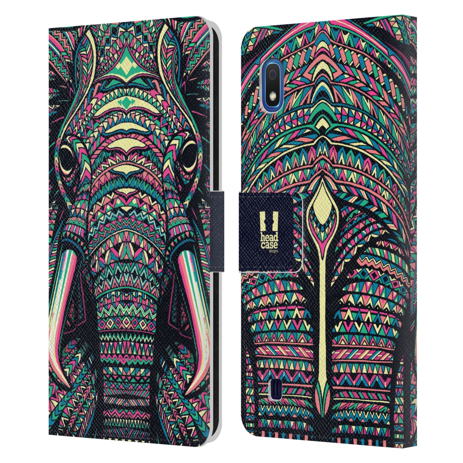 Pouzdro pro mobil Samsung Galaxy A10 - Aztécký motiv slon