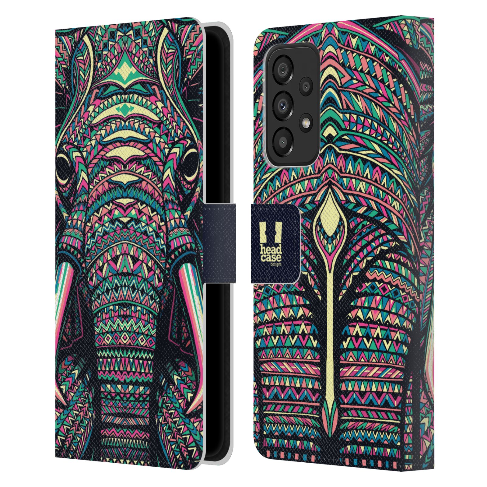 HEAD CASE Pouzdro pro mobil Samsung Galaxy A33 5G - Aztécký motiv slon