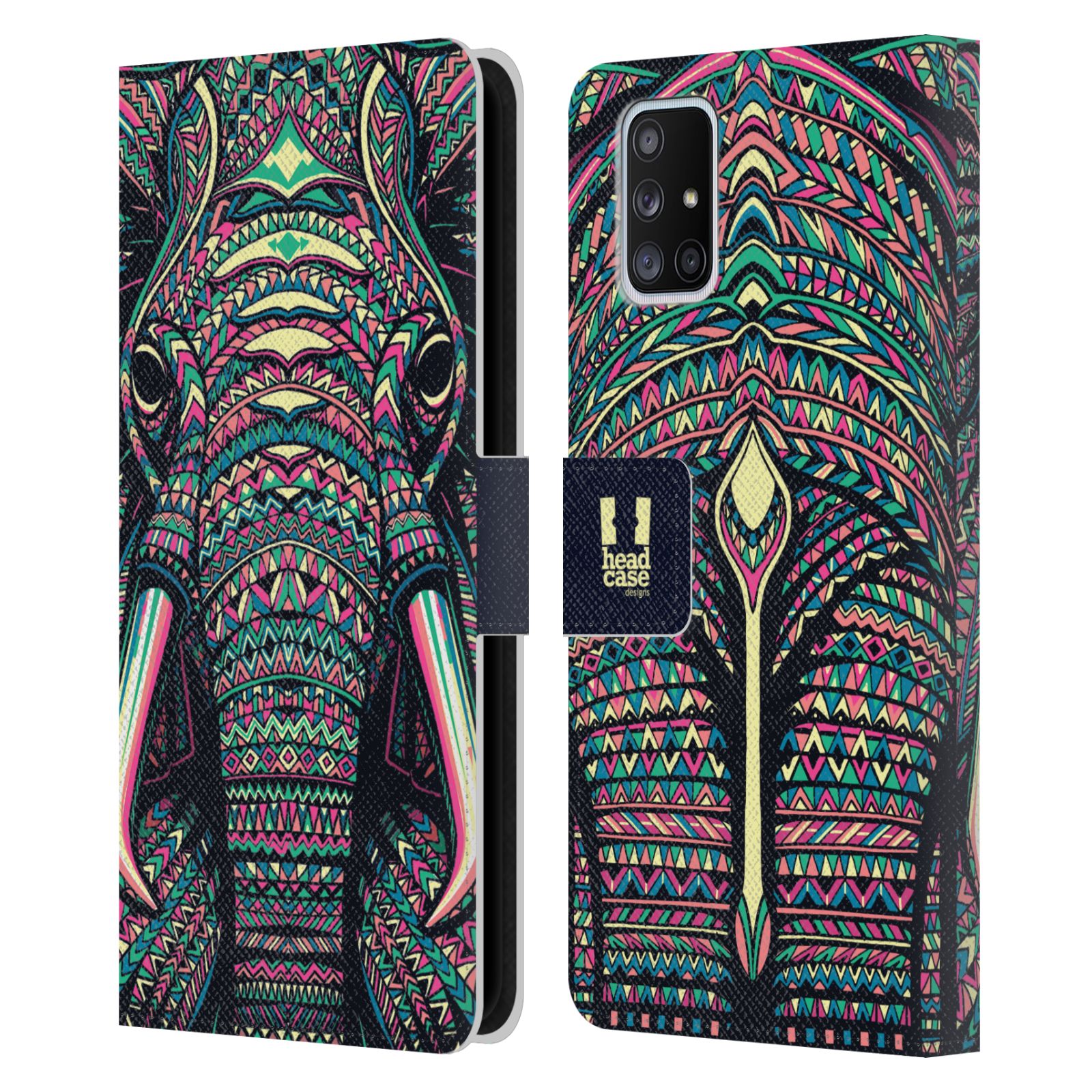 HEAD CASE Pouzdro pro mobil Samsung Galaxy A51 5G - Aztécký motiv slon
