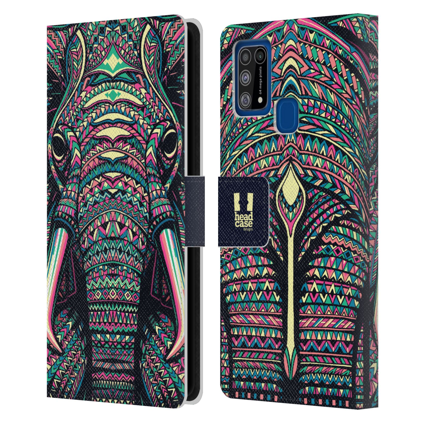 HEAD CASE Pouzdro pro mobil Samsung Galaxy M31 - Aztécký motiv slon