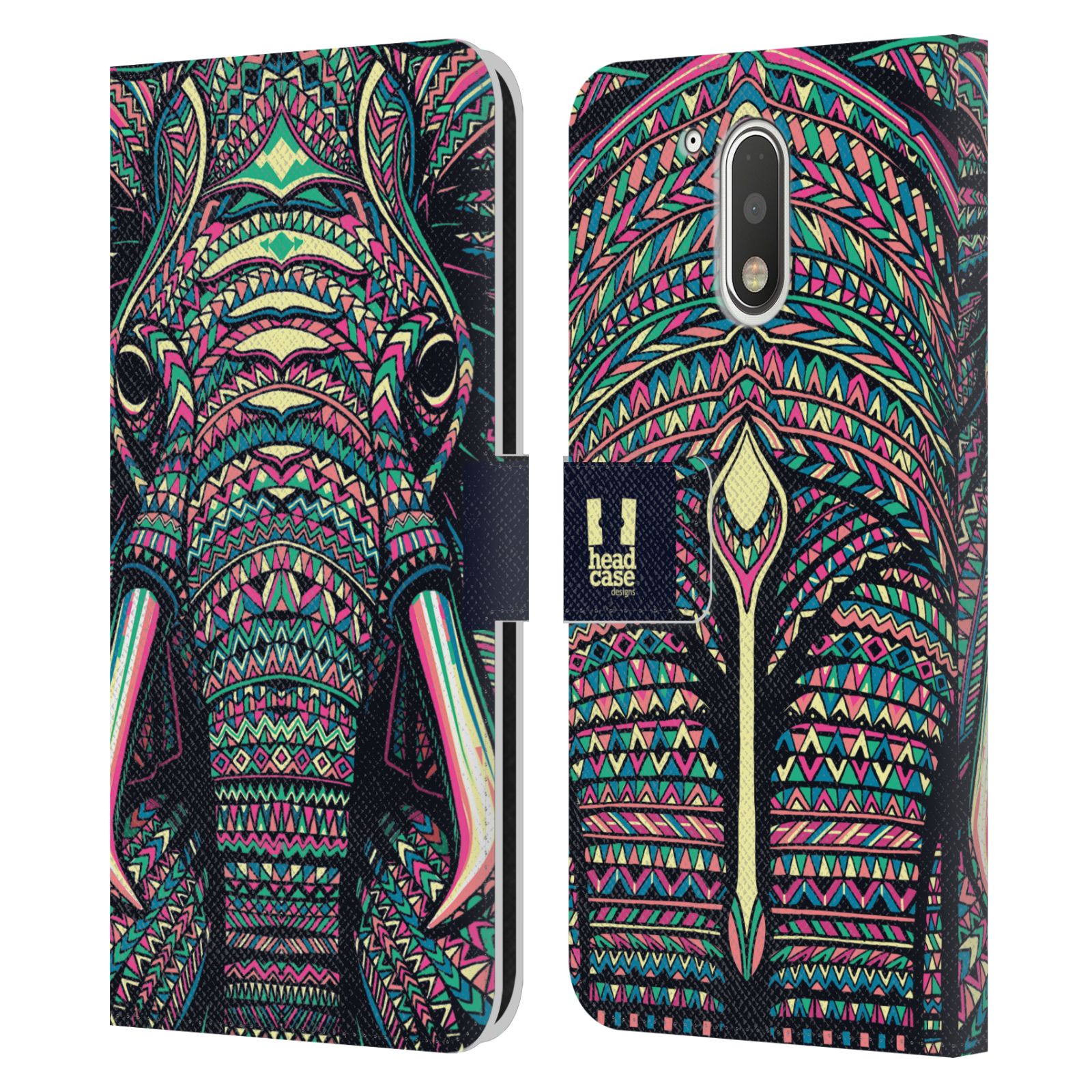 HEAD CASE Pouzdro pro mobil Motorola Moto G41 - Aztécký motiv slon