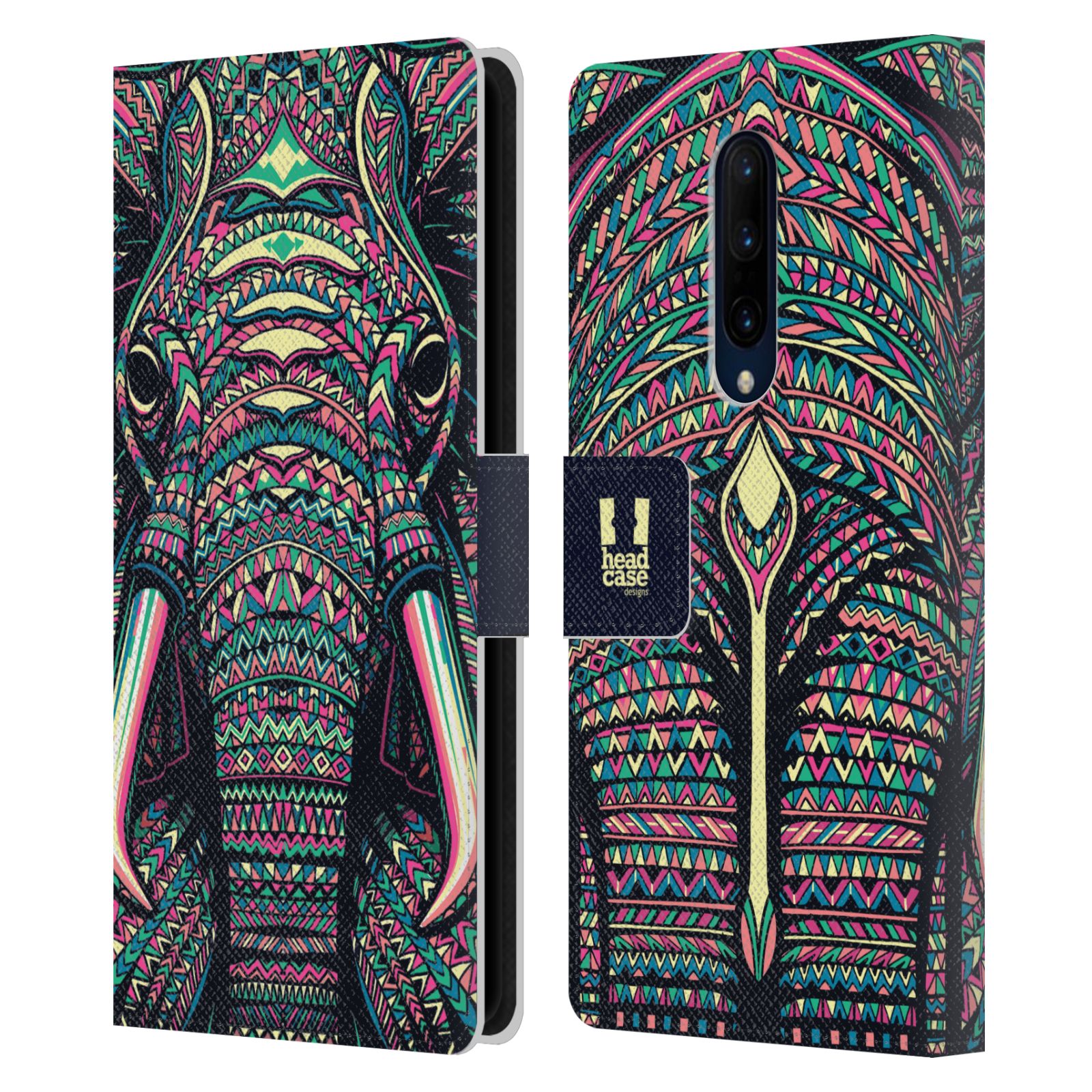 Pouzdro pro mobil OnePlus 7 PRO  - Aztécký motiv slon
