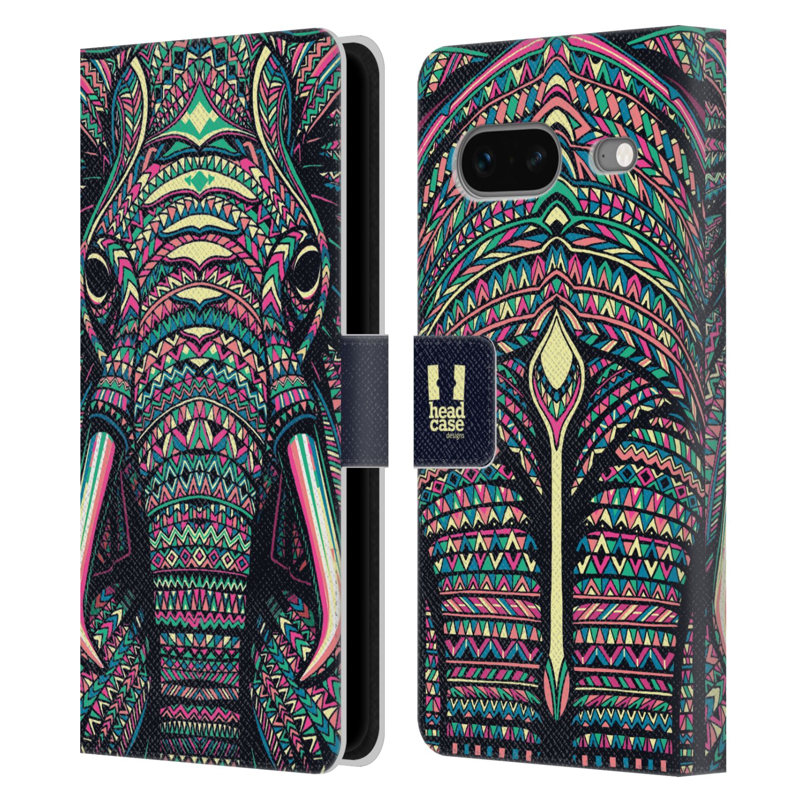 HEAD CASE Pouzdro pro mobil Google Pixel 7 - Aztécký motiv slon
