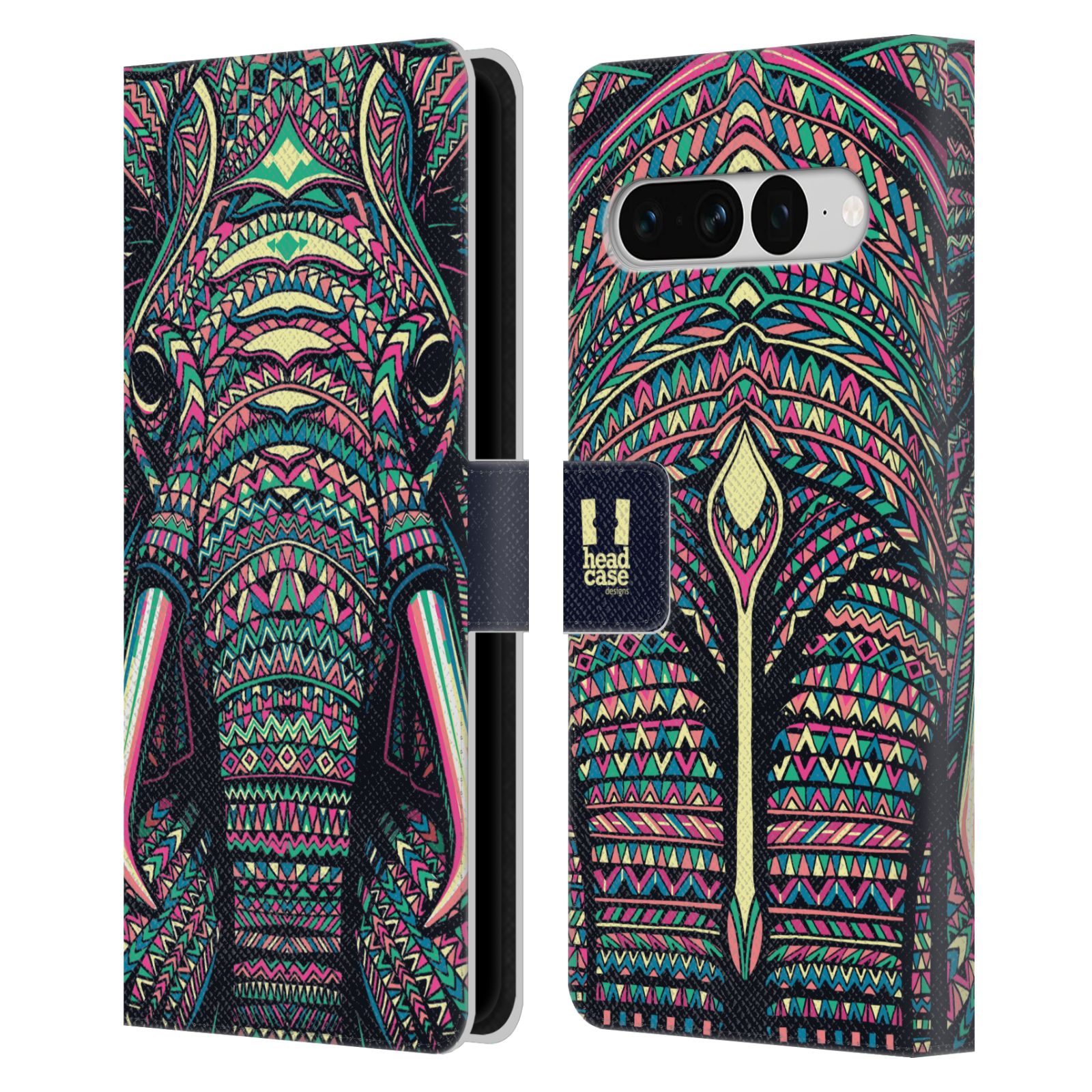 HEAD CASE Pouzdro pro mobil Google Pixel 7 Pro - Aztécký motiv slon