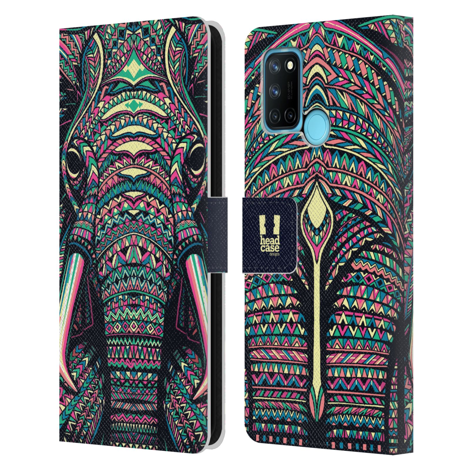 HEAD CASE Pouzdro pro mobil Realme 7i - Aztécký motiv slon